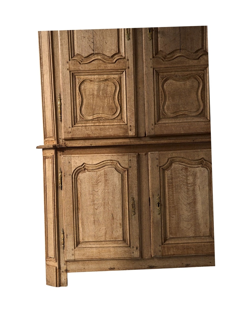 FRENCH OAK DISPLAY CABINET 18TH CENTURY - 4/7