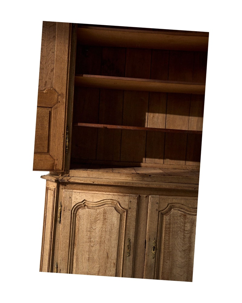 FRENCH OAK DISPLAY CABINET 18TH CENTURY - 6/7
