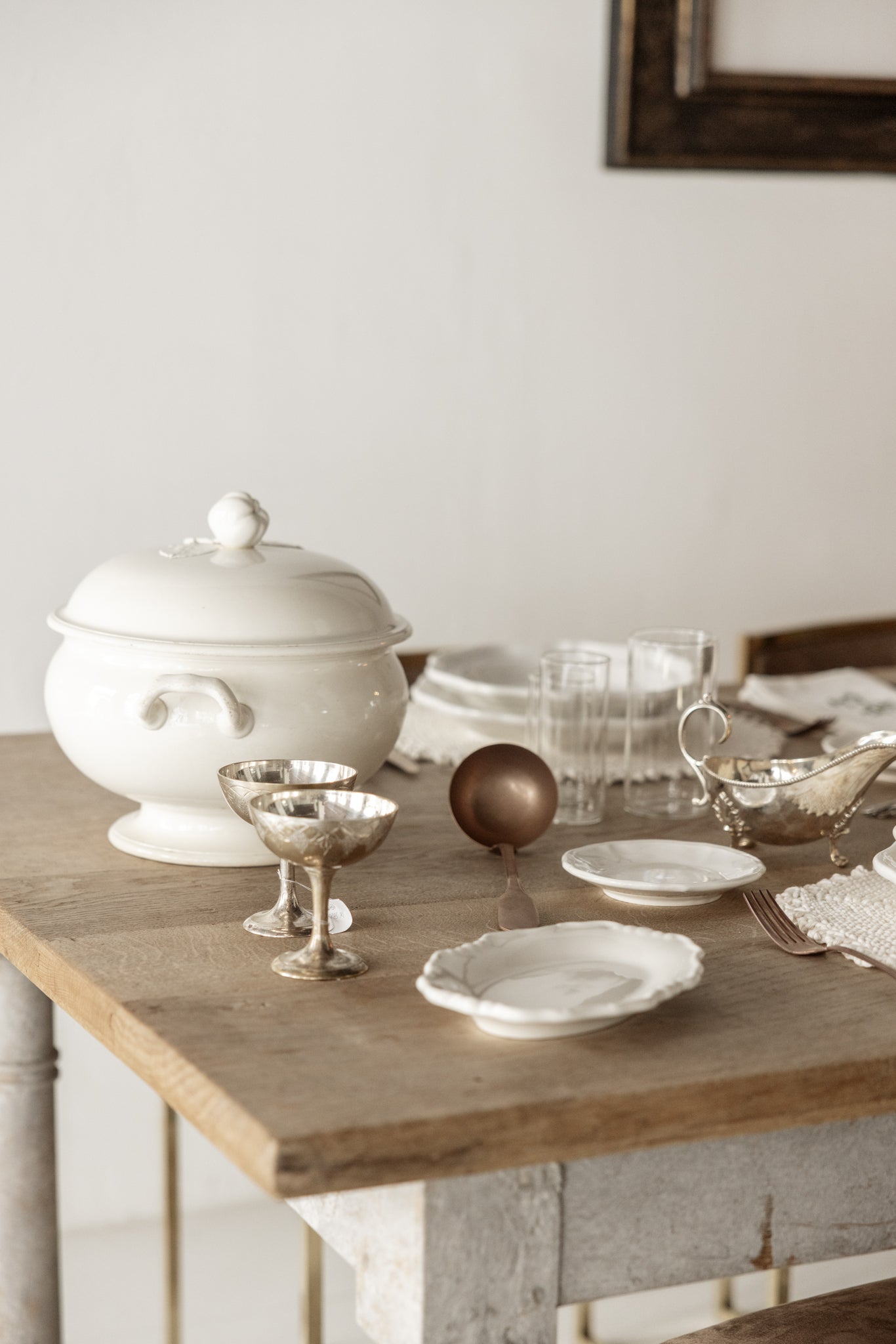Mesa de Comedor del Siglo XXI de Madera con Pata Torneada - 4