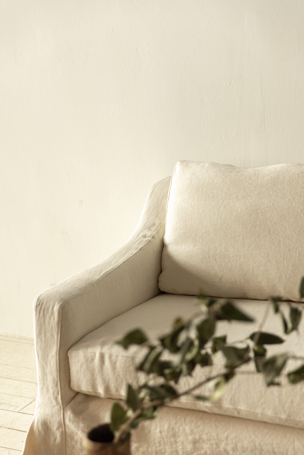 Sofá de Lino Desenfundable del Siglo XXI - 3