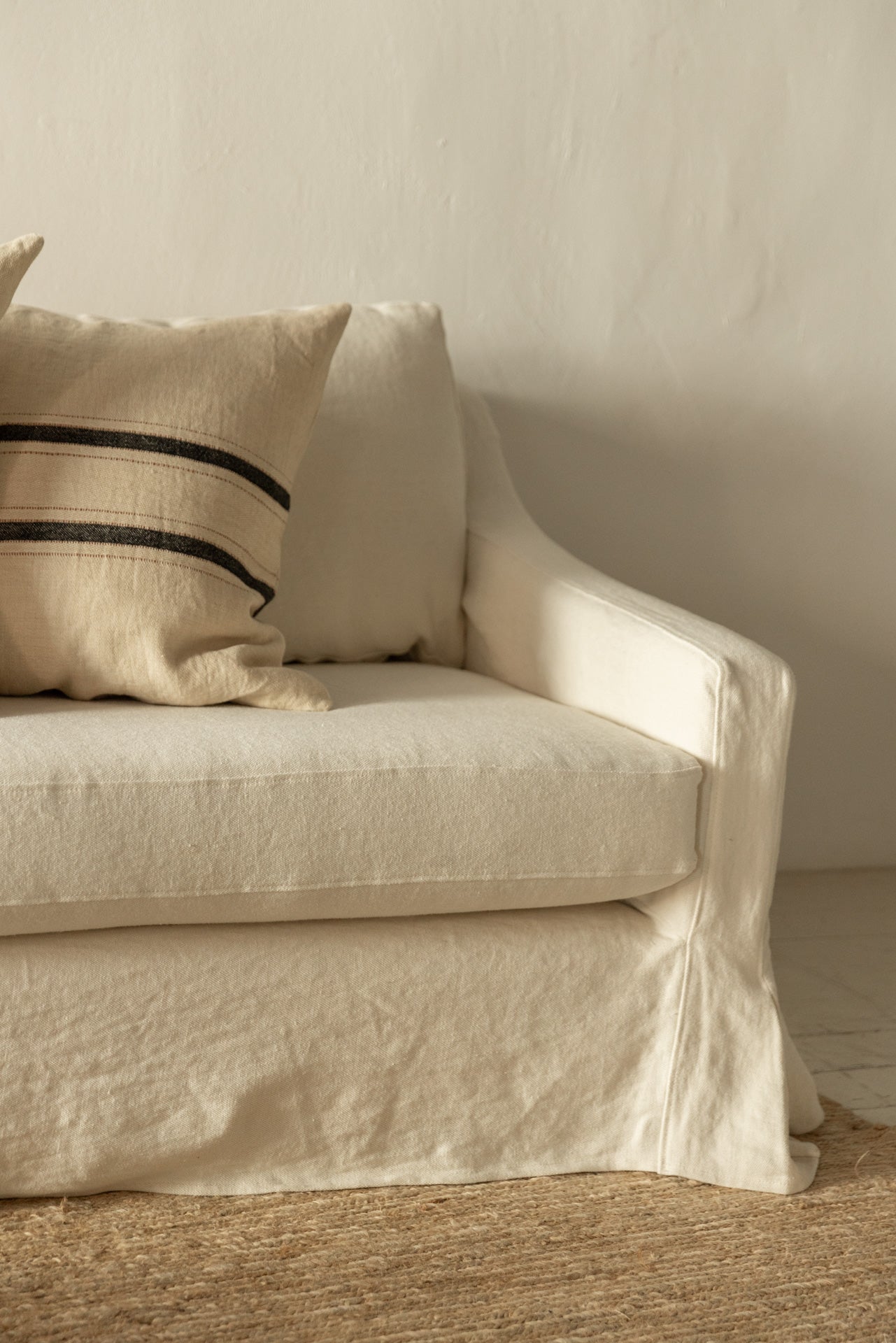 Sofá de Lino Desenfundable del Siglo XXI - 2