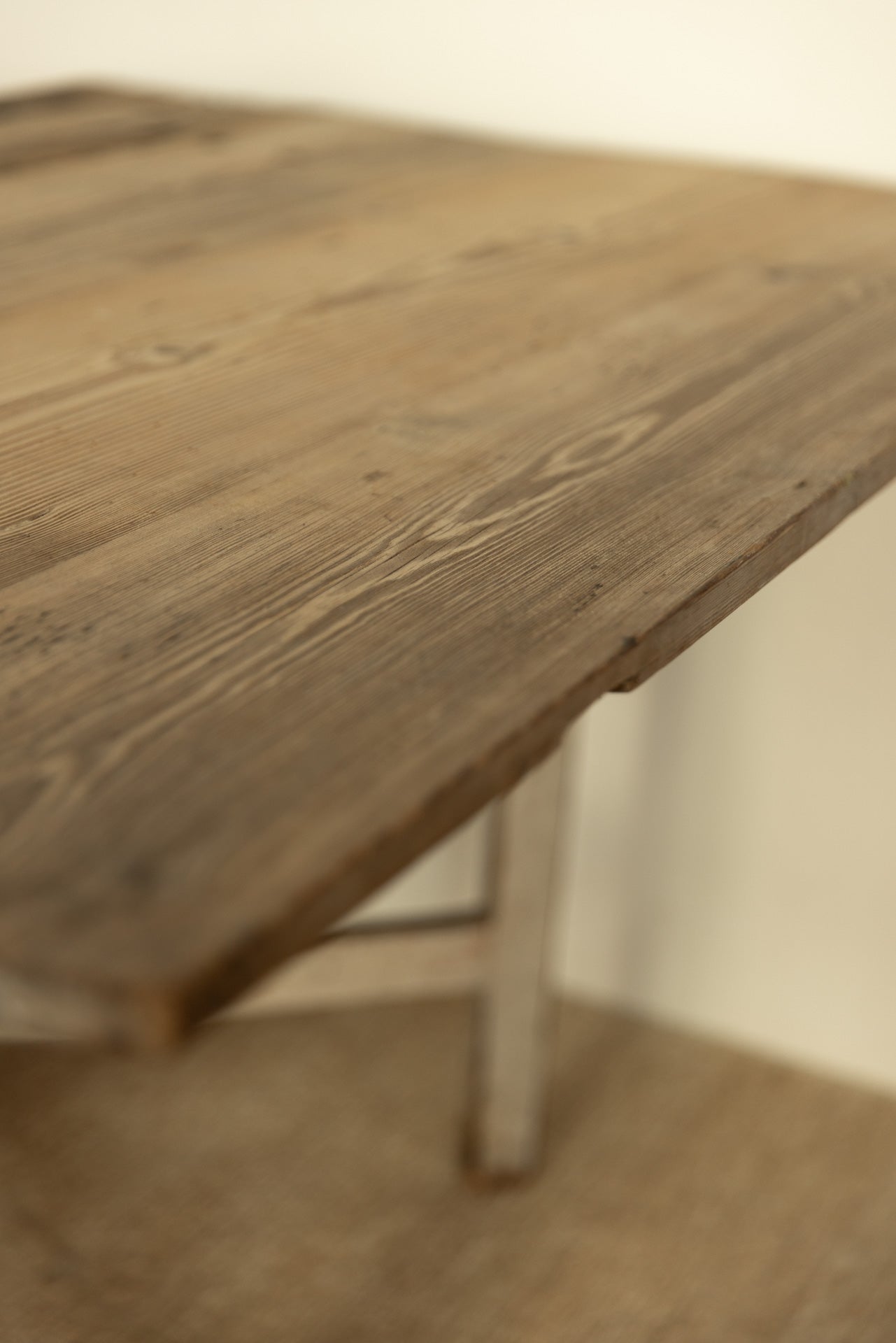 Mesa Abatible Sueca del Siglo XVIII en Madera de Pino - 6