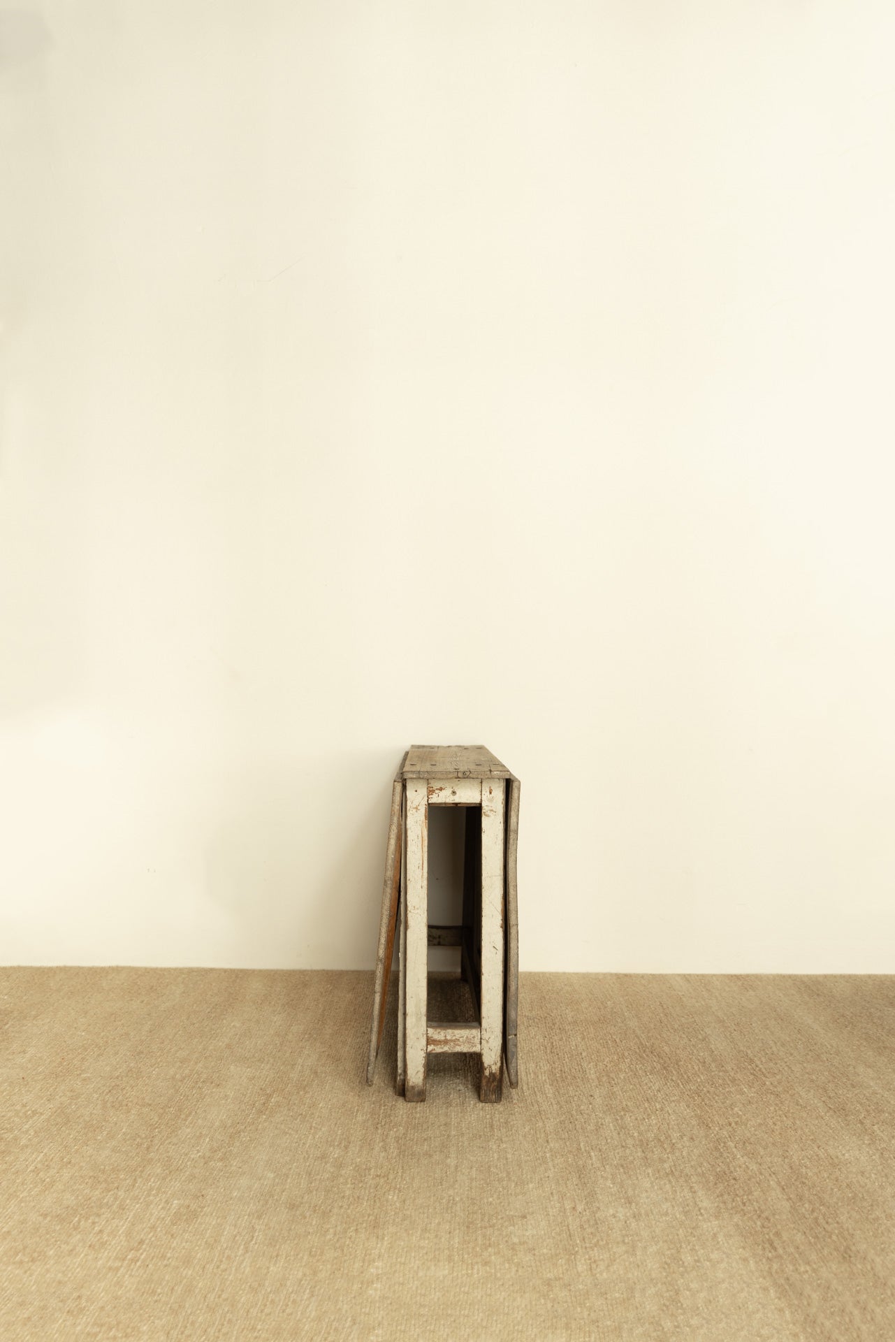 Mesa Abatible Sueca del Siglo XVIII en Madera de Pino - 3