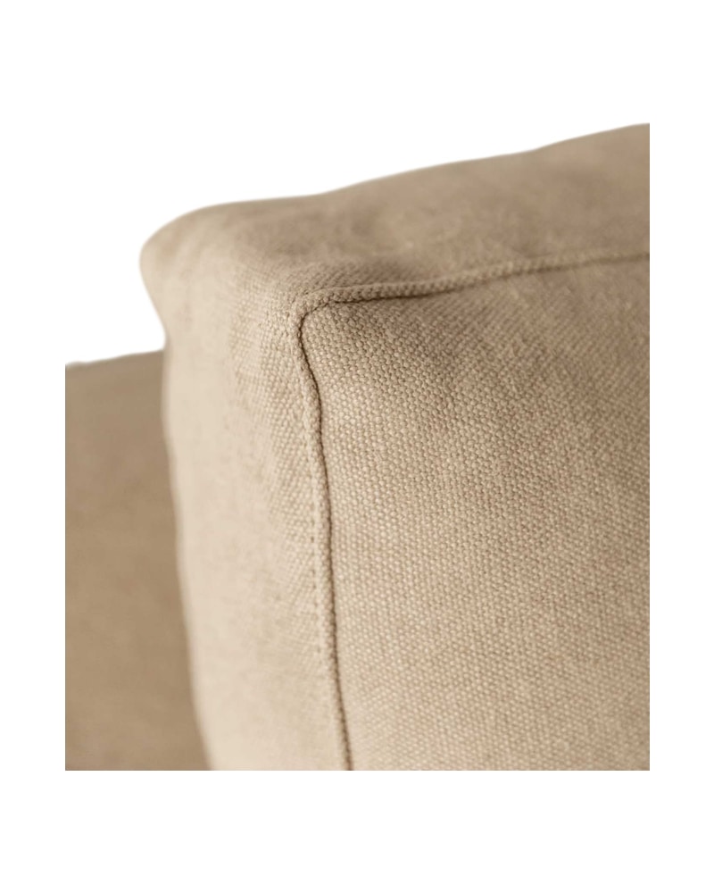 Removable Linen Sofa from the 21st Century with Wide Arm - 4/12