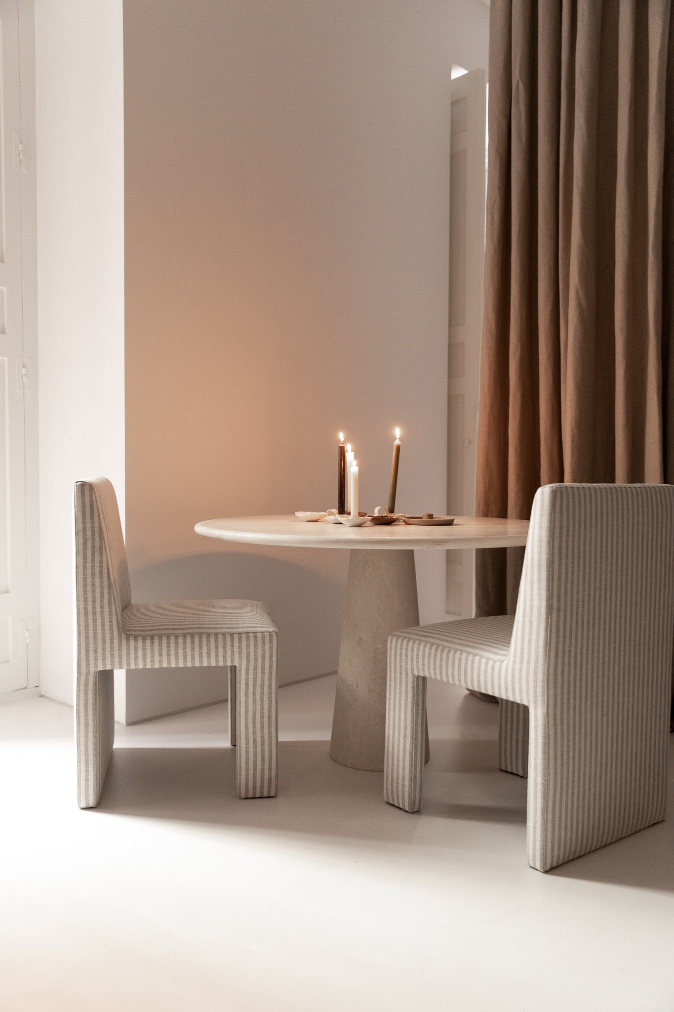 Mesa de Comedor del Siglo XXI en Mármol Caliza - 5