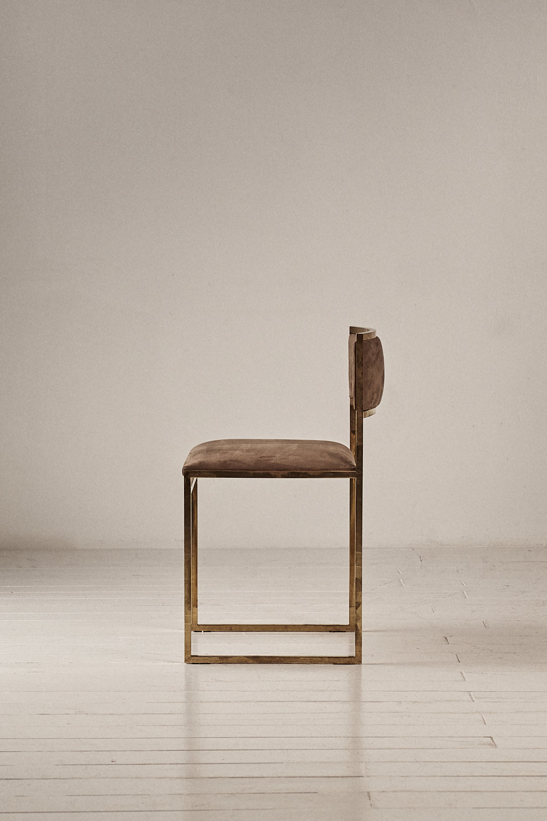 Silla del Siglo XXI en Latón y Semi Ante - 7