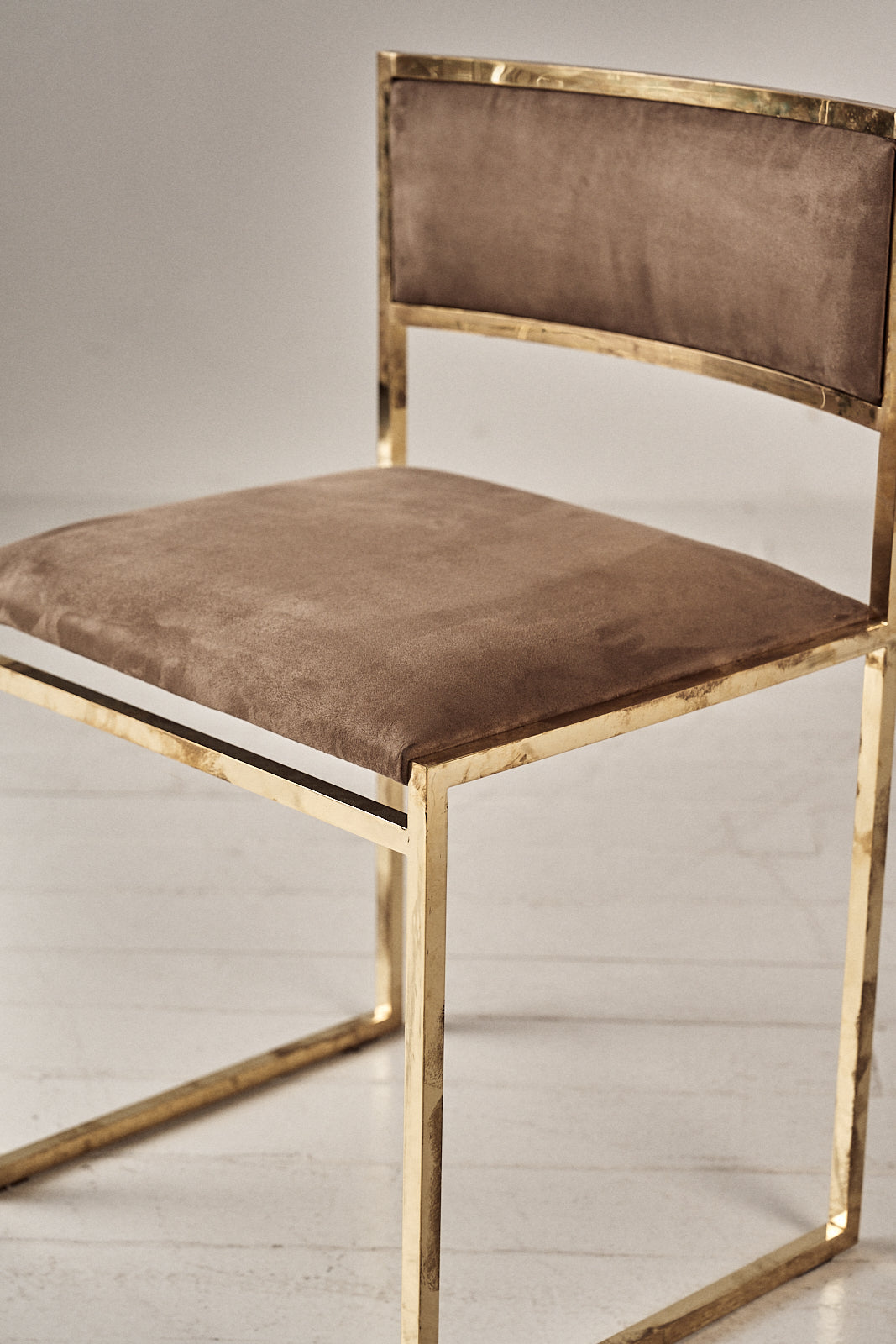 Silla del Siglo XXI en Latón y Semi Ante - 9