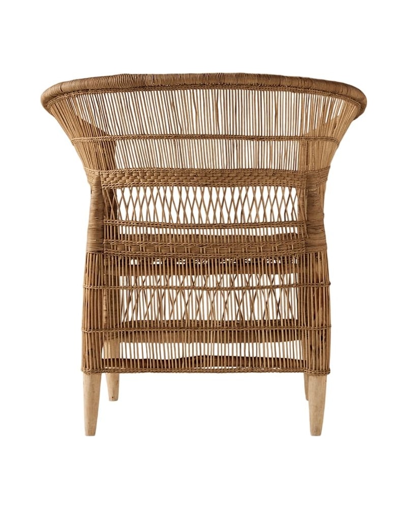 21st Century Rattan Armchair with Curved Backrest - 7/7