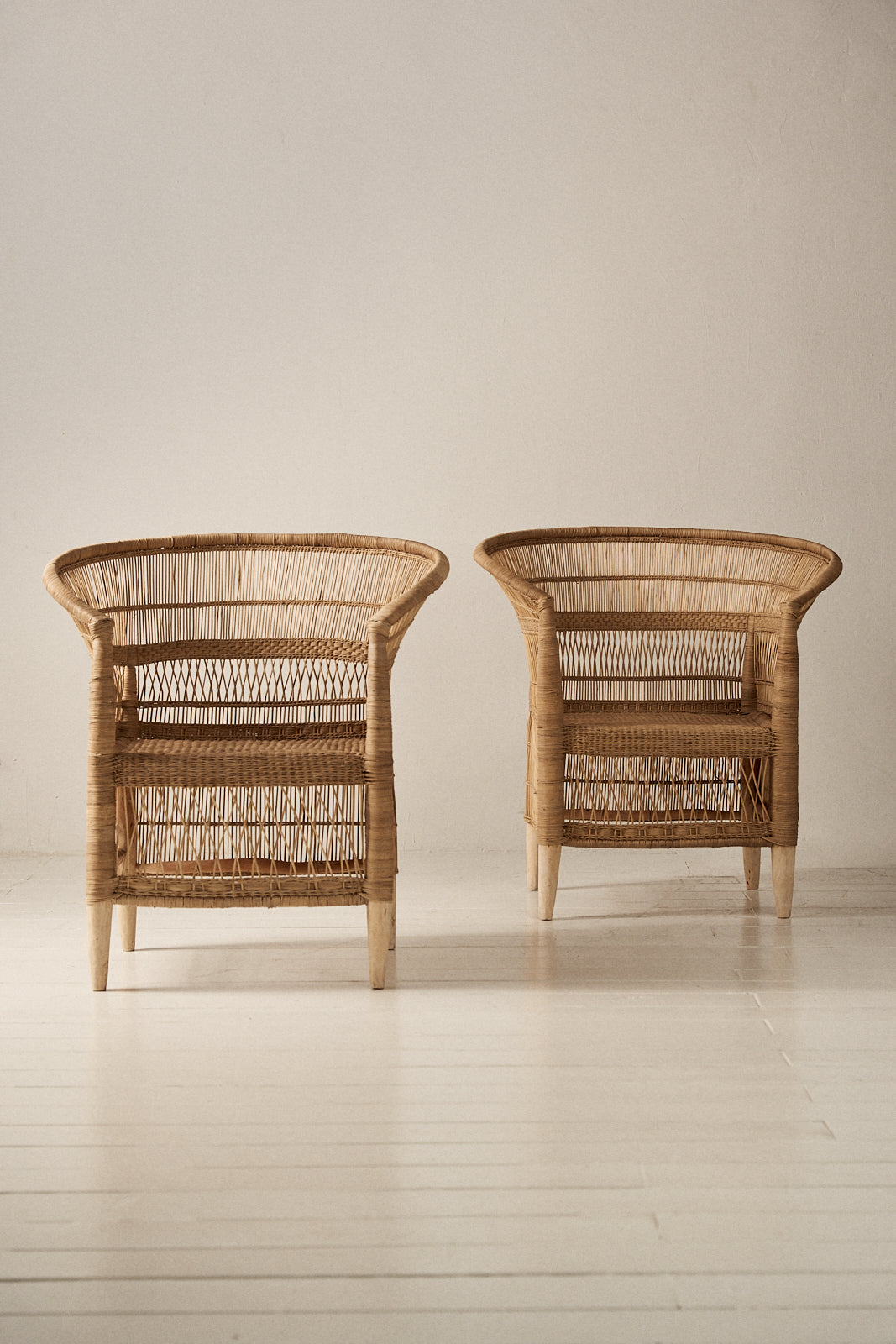 Butaca del Siglo XXI en Ratán con Respaldo Curvo - 2