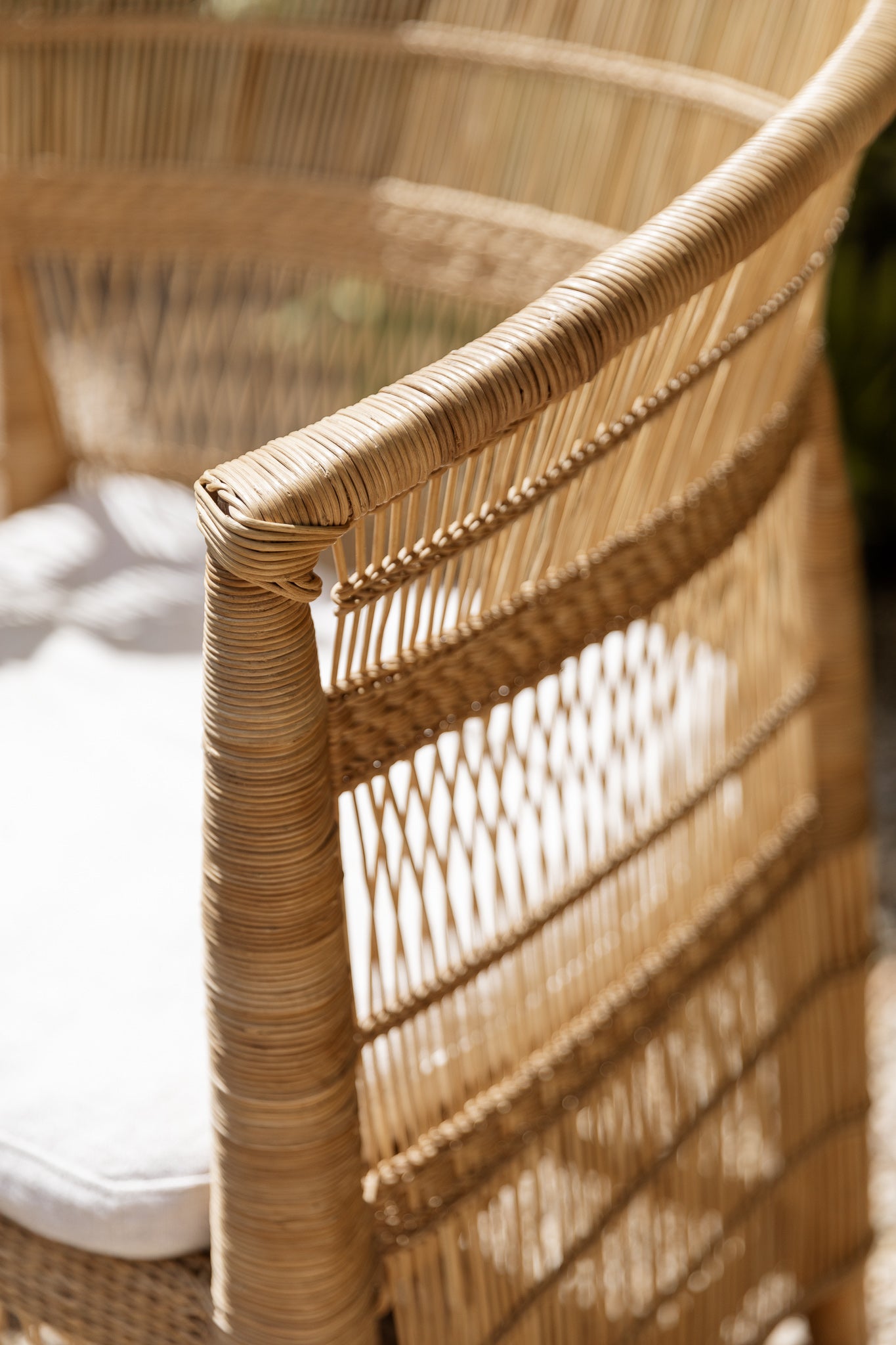 Butaca del Siglo XXI en Ratán con Respaldo Curvo - 5