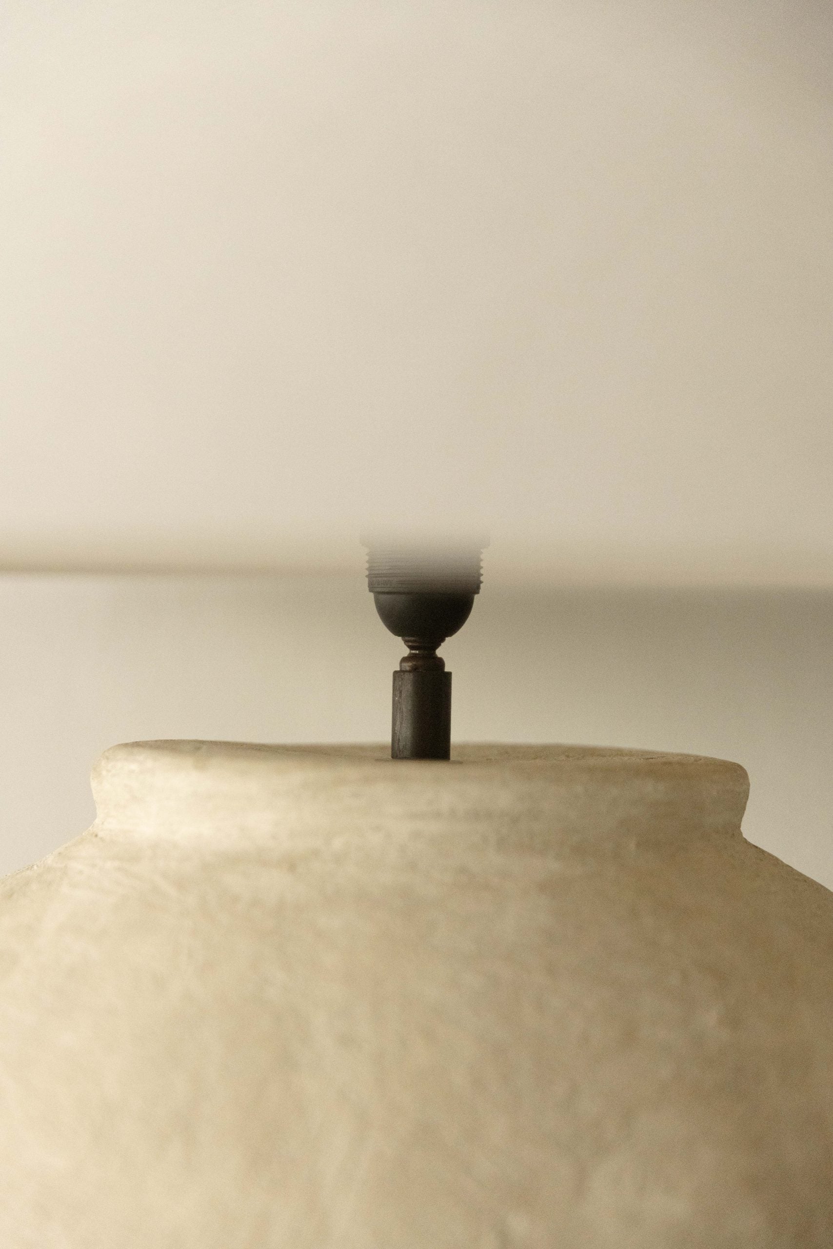 BASE DE LÁMPARA CERÁMICA BEIGE XL - 5