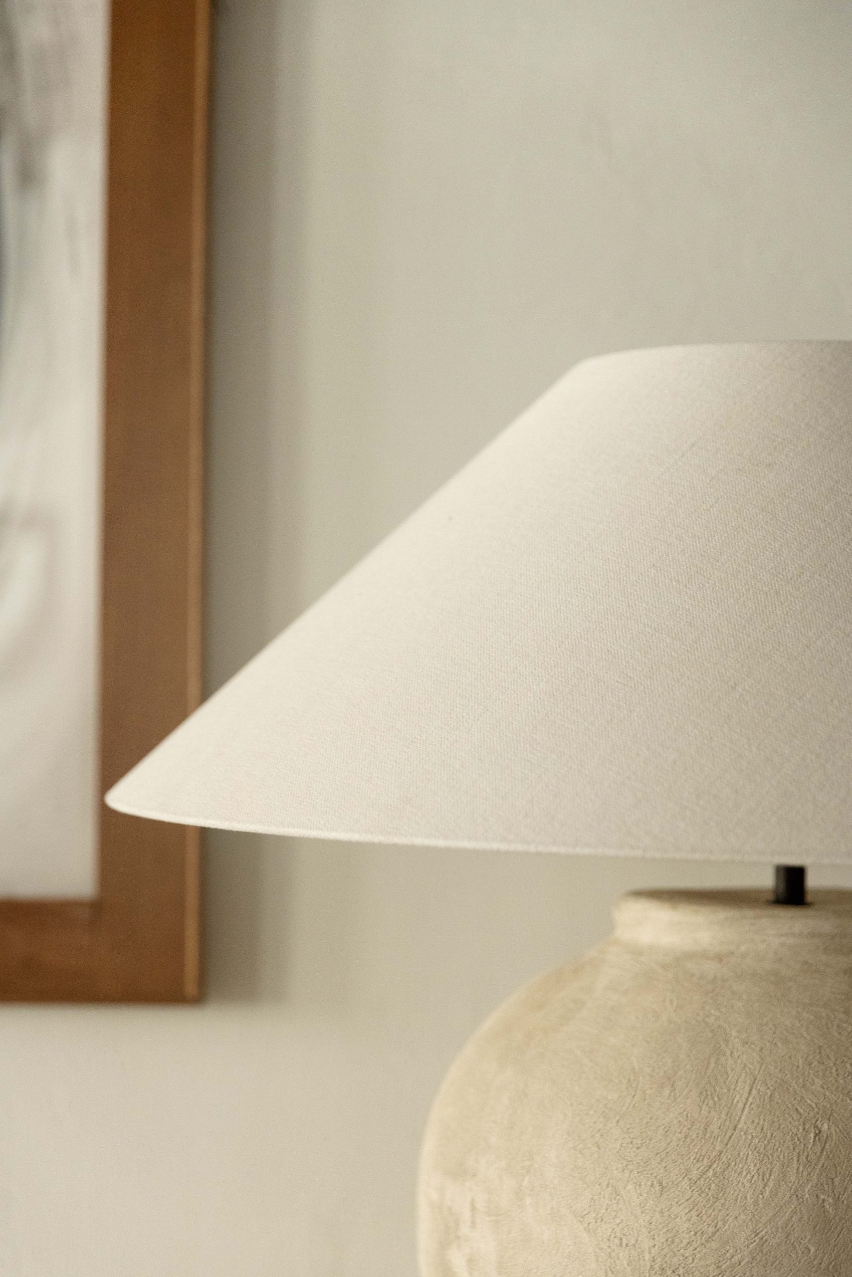 BASE DE LÁMPARA CERÁMICA BEIGE XL - 3