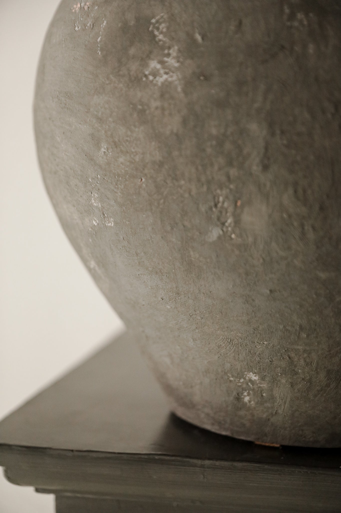 Base de Lámpara Cerámica Gris del Siglo XXI - 3