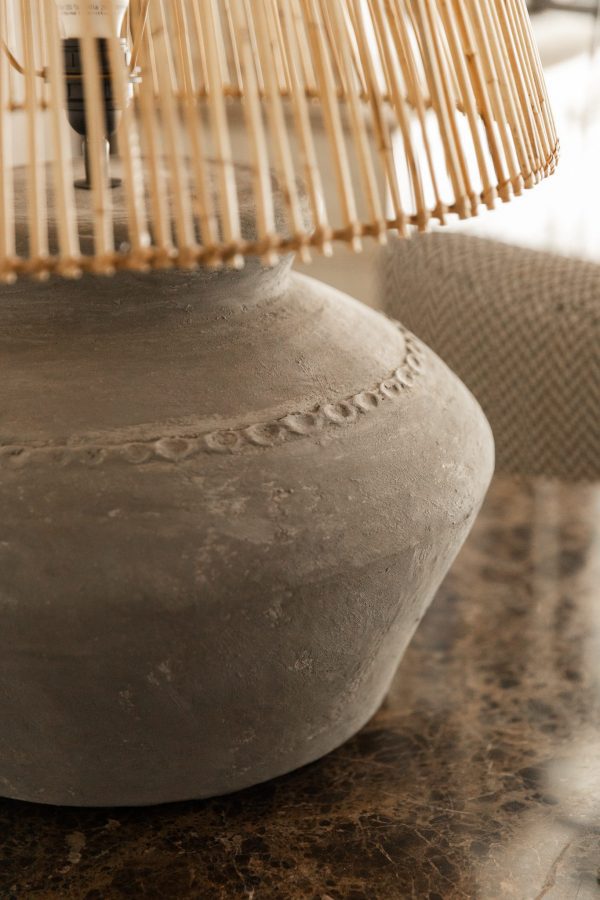 Base de Lámpara Cerámica del Siglo XXI en Gris - 2