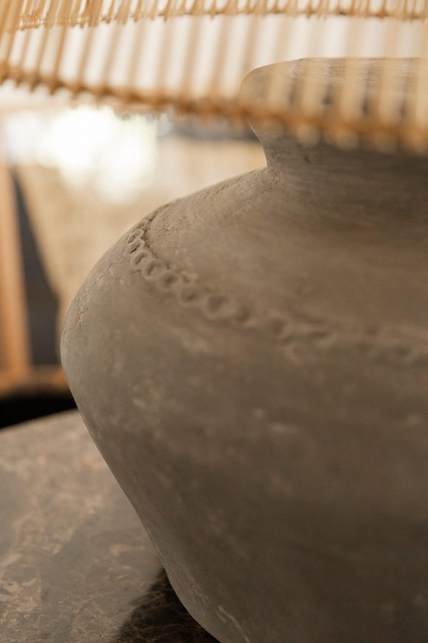 Base de Lámpara Cerámica del Siglo XXI en Gris - 3