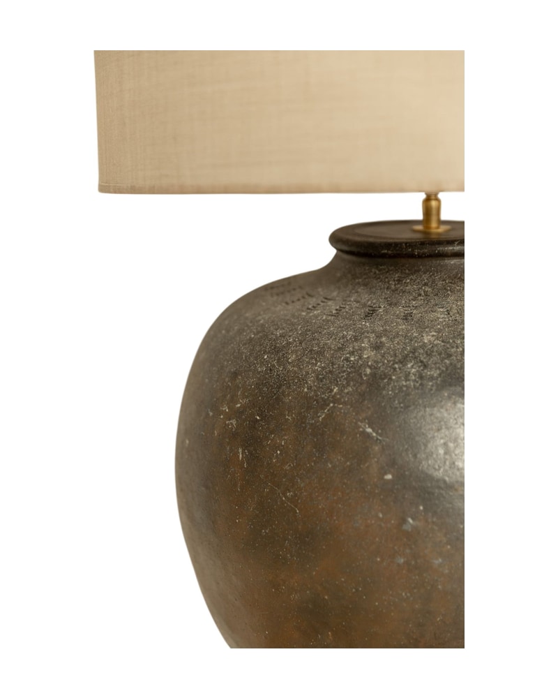 Brown Ceramic Lamp Base from the 21st Century - 4/5
