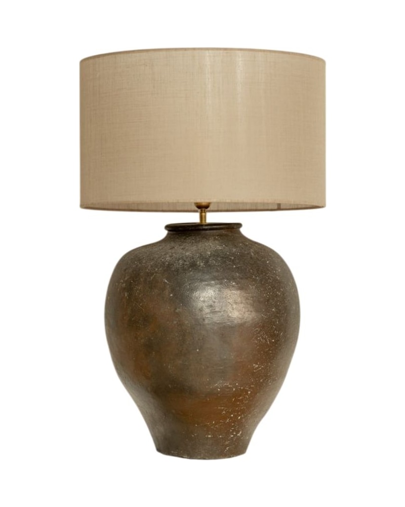 Brown Ceramic Lamp Base from the 21st Century