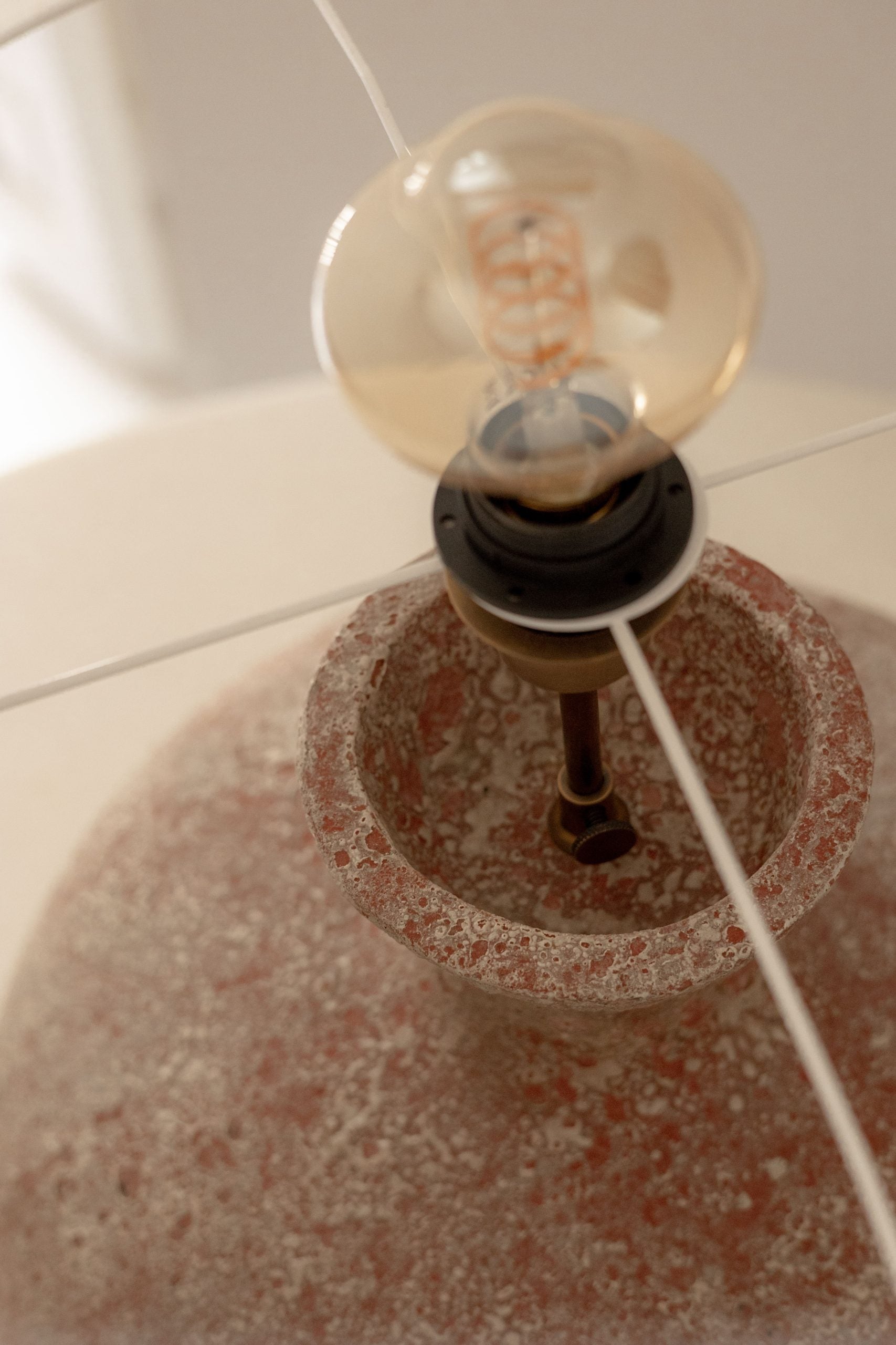 Base de Lámpara del Siglo XXI en Cerámica Patinada - 3