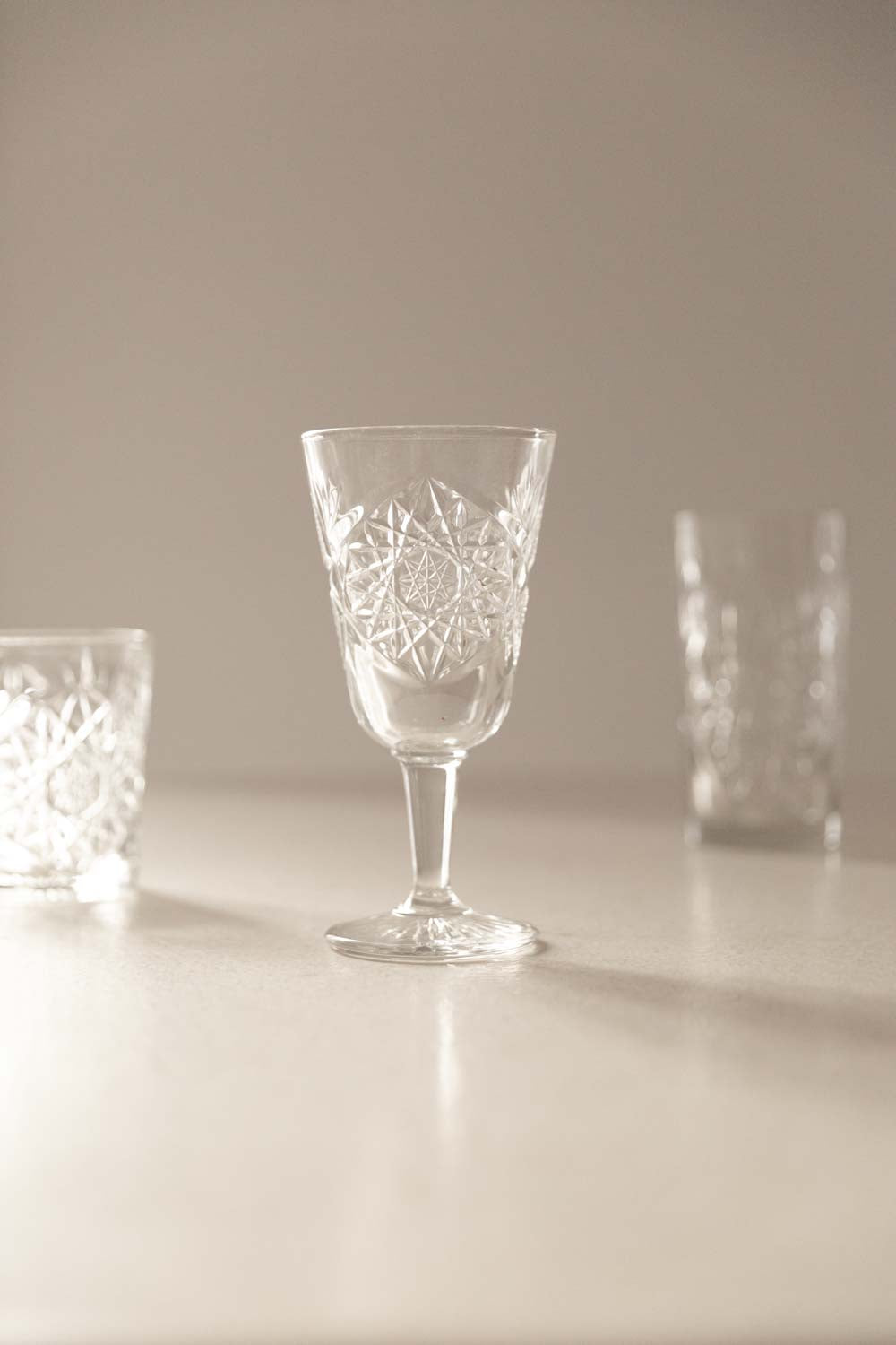 Colección Cristalería Tallado Estrella - 8