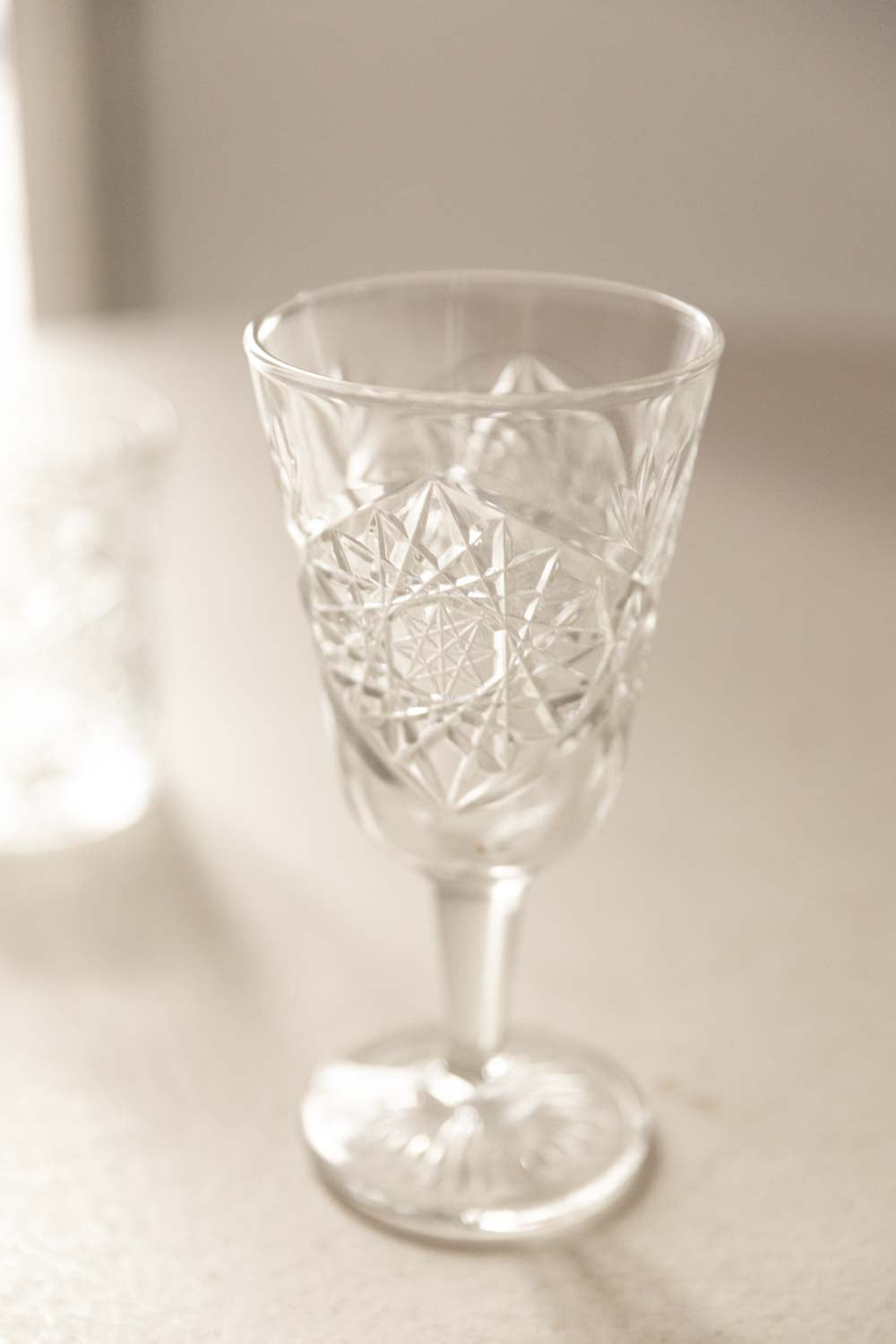 Colección Cristalería Tallado Estrella - 9