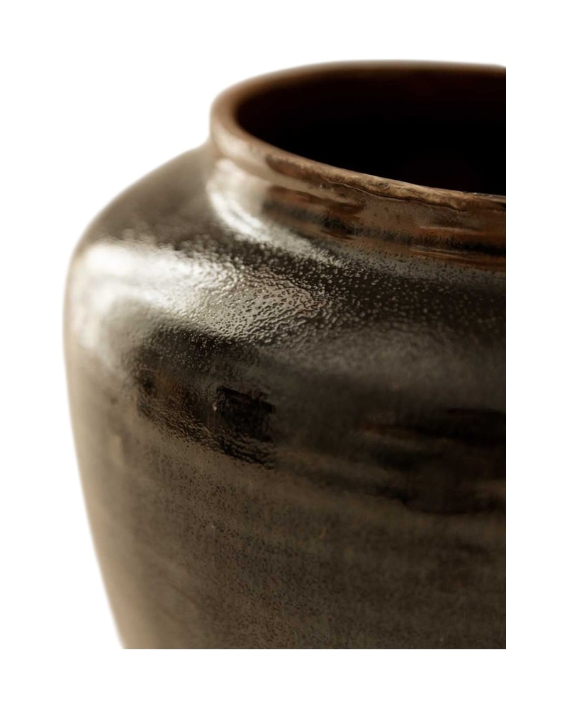 Collection of 20th Century Vintage Black Ceramic Vases - 5/7