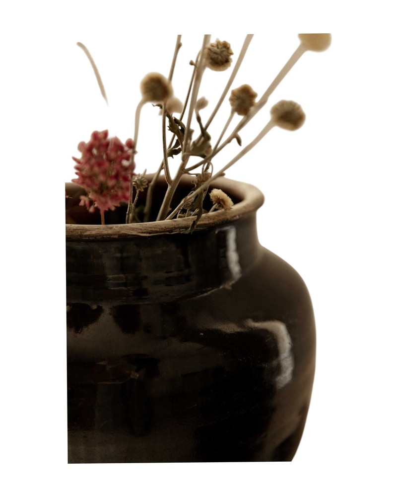 Collection of 20th Century Vintage Black Ceramic Vases - 2/7