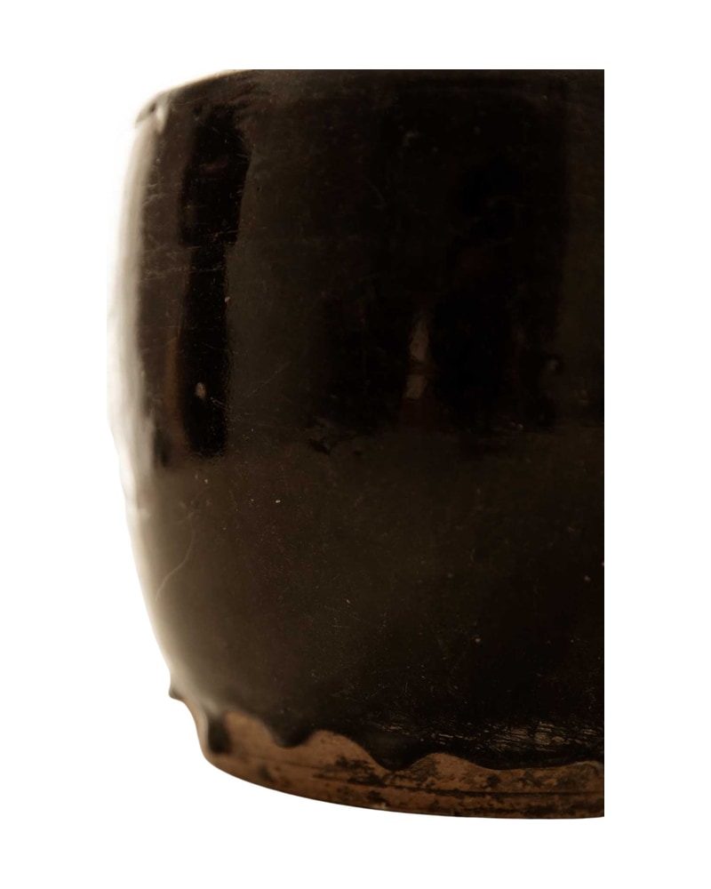 Collection of 20th Century Vintage Black Ceramic Vases - 4/7