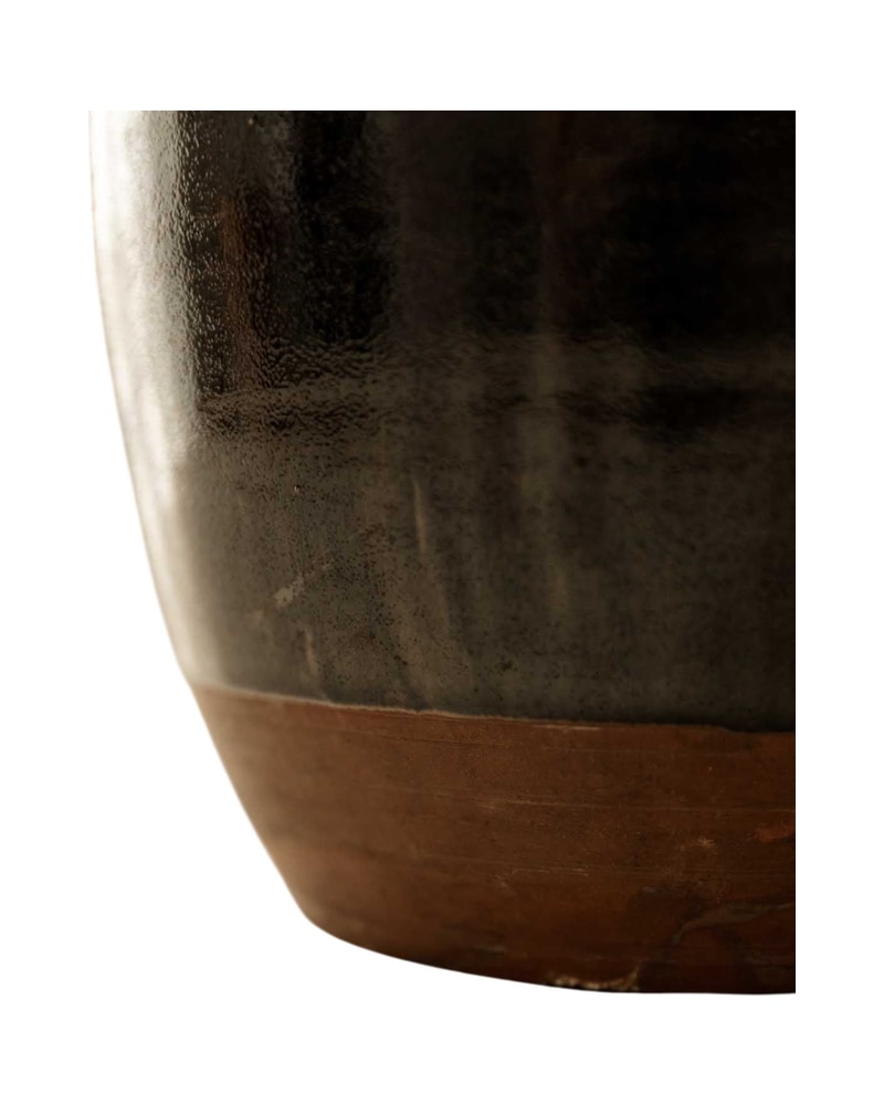 Collection of 20th Century Vintage Black Ceramic Vases - 6/7