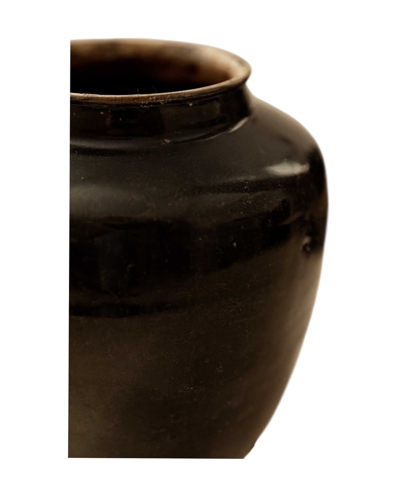 Collection of 20th Century Vintage Black Ceramic Vases - 3/7