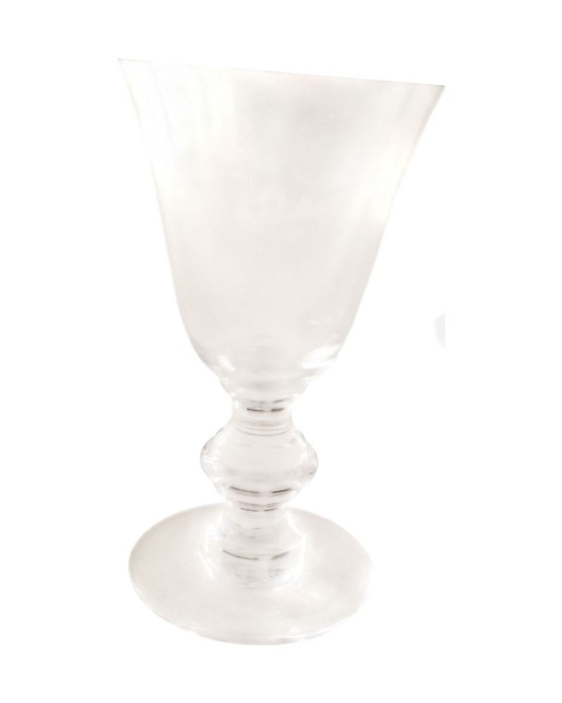 21st Century Wine Glass with Carved Stem - 3/3