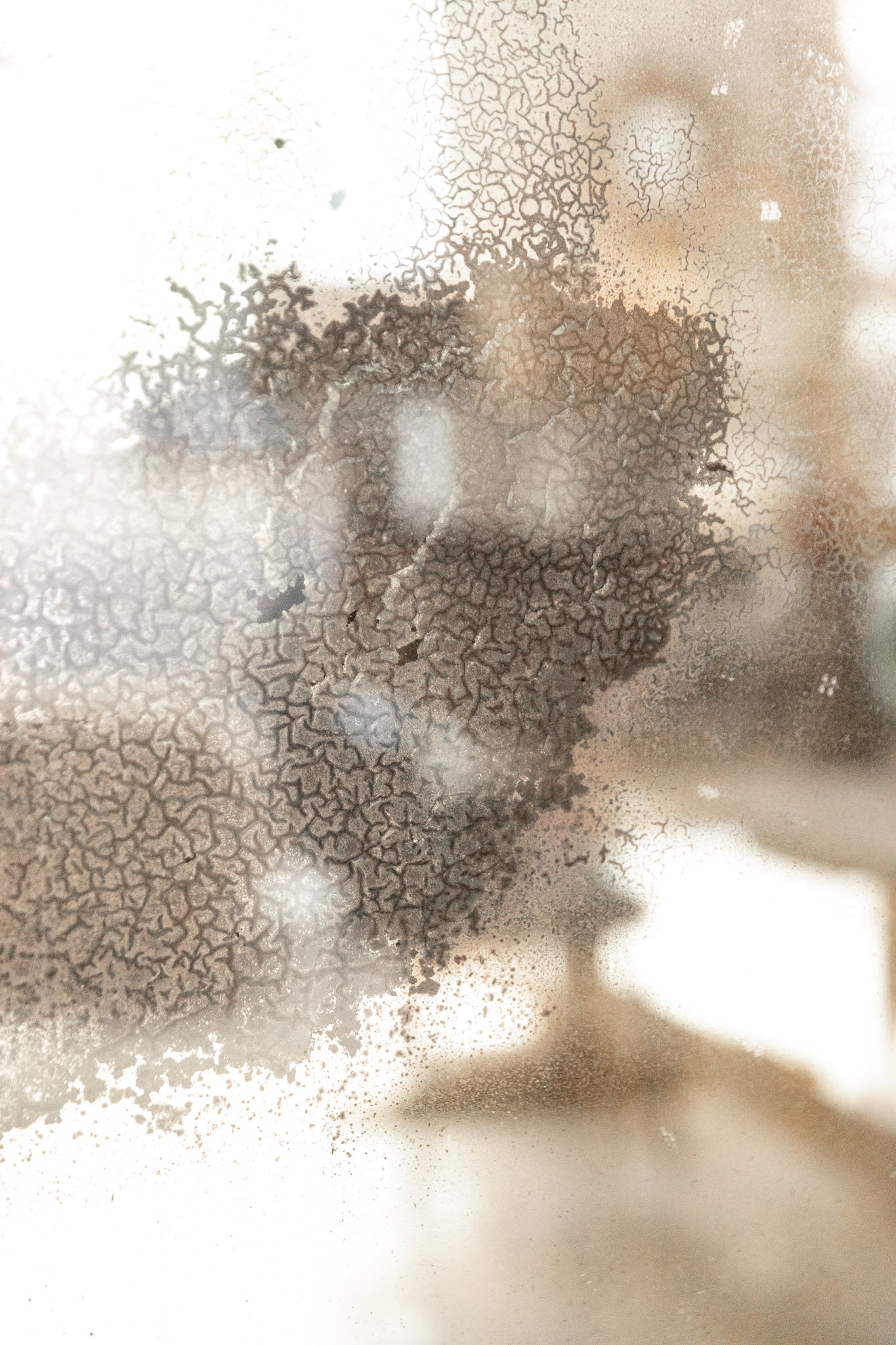 Espejo Francés del Siglo XIX con Cristal de Mercurio - 3