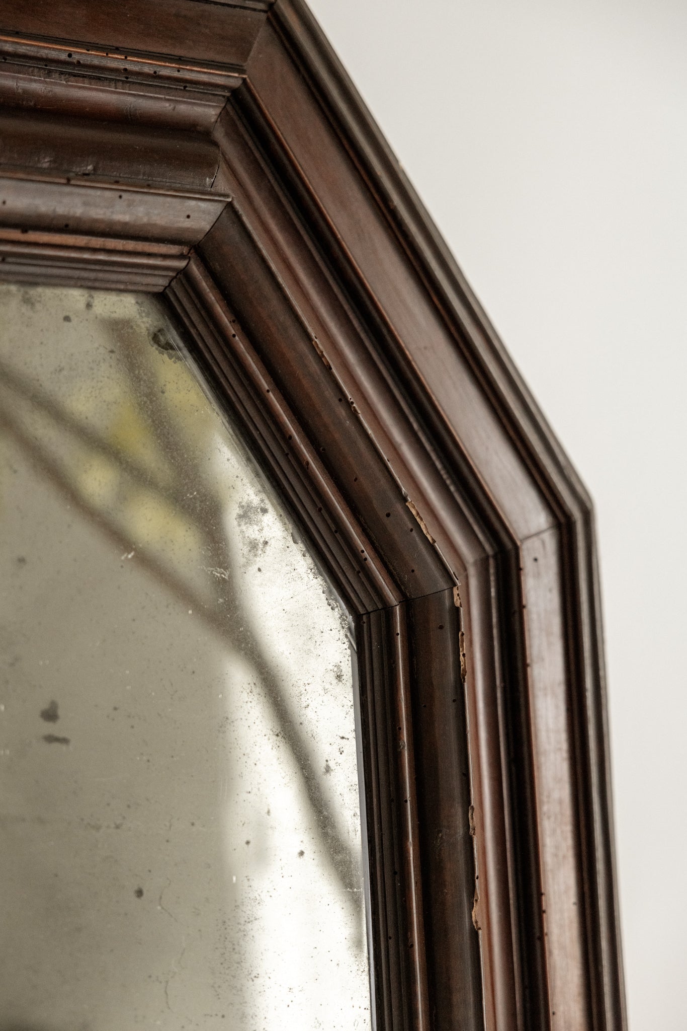 Espejo Holandés Octogonal del Siglo XIX - 4