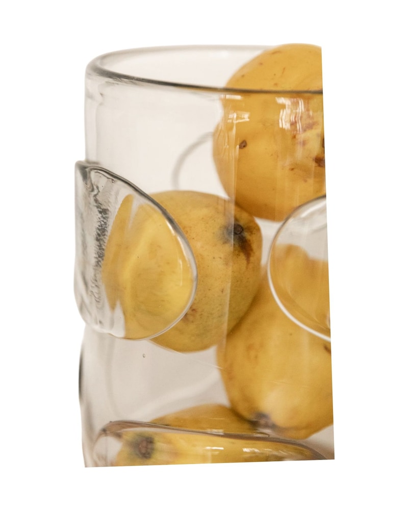 21st Century Glass Vase with Circular Details - 2/5