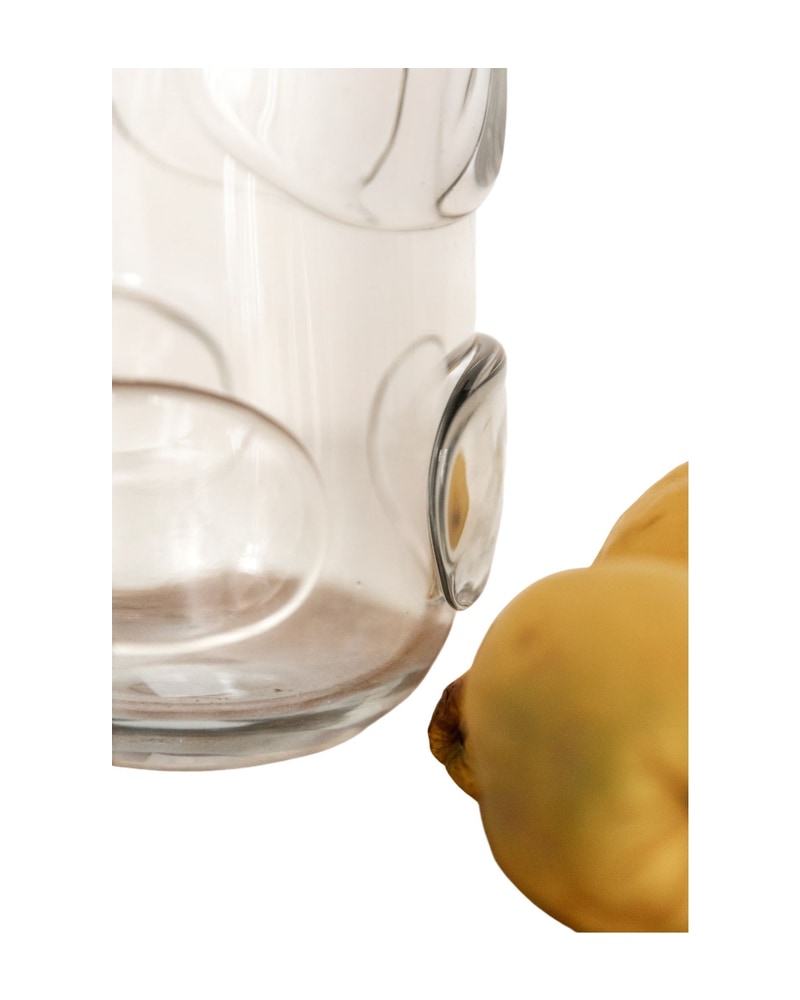 21st Century Glass Vase with Circular Details - 3/5