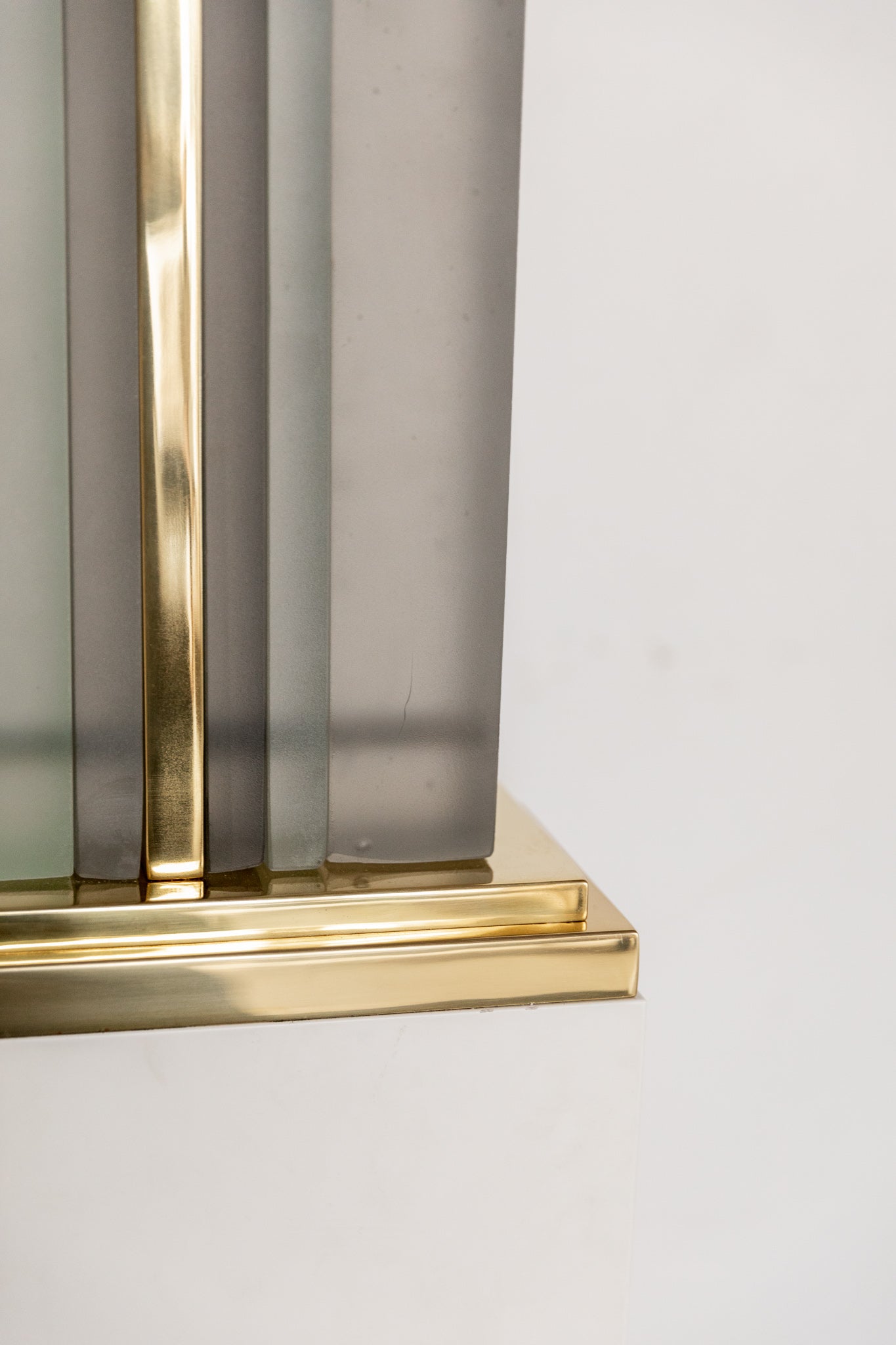 Lámpara de Mesa del Siglo XXI en Vidrio Escarchado - 4