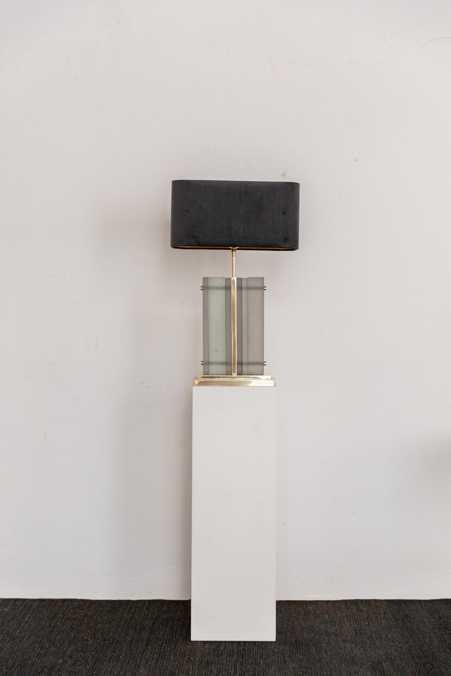 Lámpara de Mesa del Siglo XXI en Vidrio Escarchado