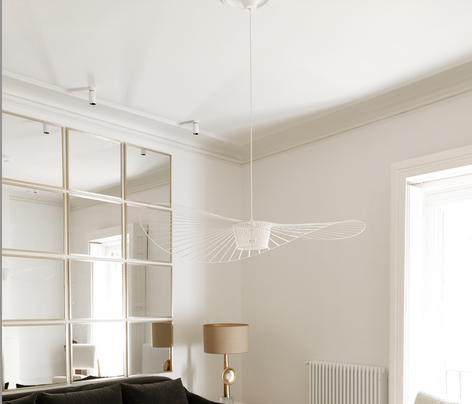 Lámpara de Techo del Siglo XXI en PVC Blanco