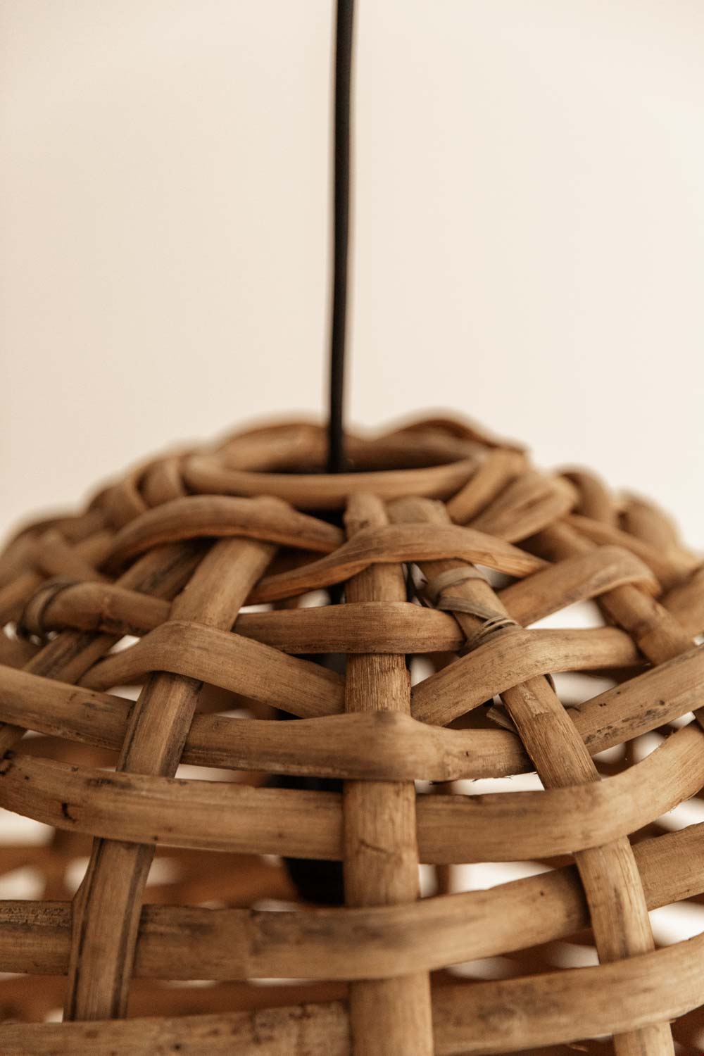 Lámpara de Techo del Siglo XXI en Ratán Natural - 3