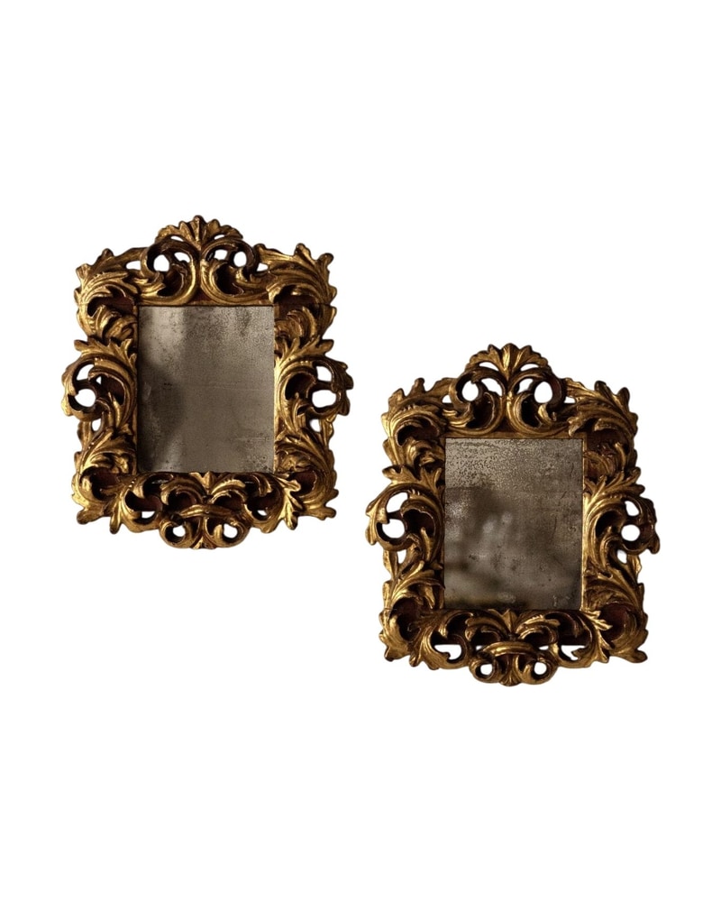 PAIR OF ITALIAN CORNUCOPIAS 17TH CENTURY