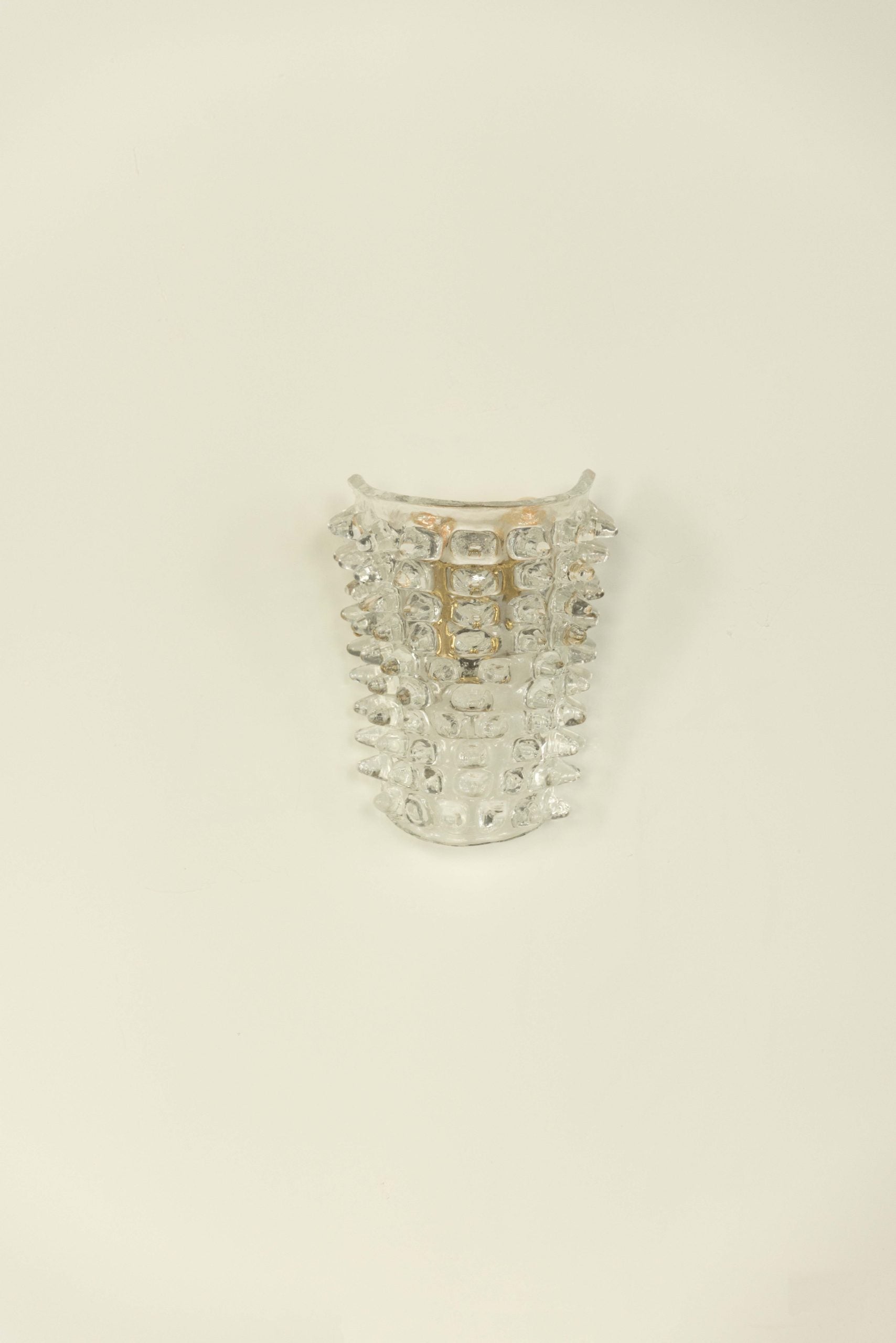 Pareja de Apliques de Vidrio del Siglo XX con Diseño Contemporáneo