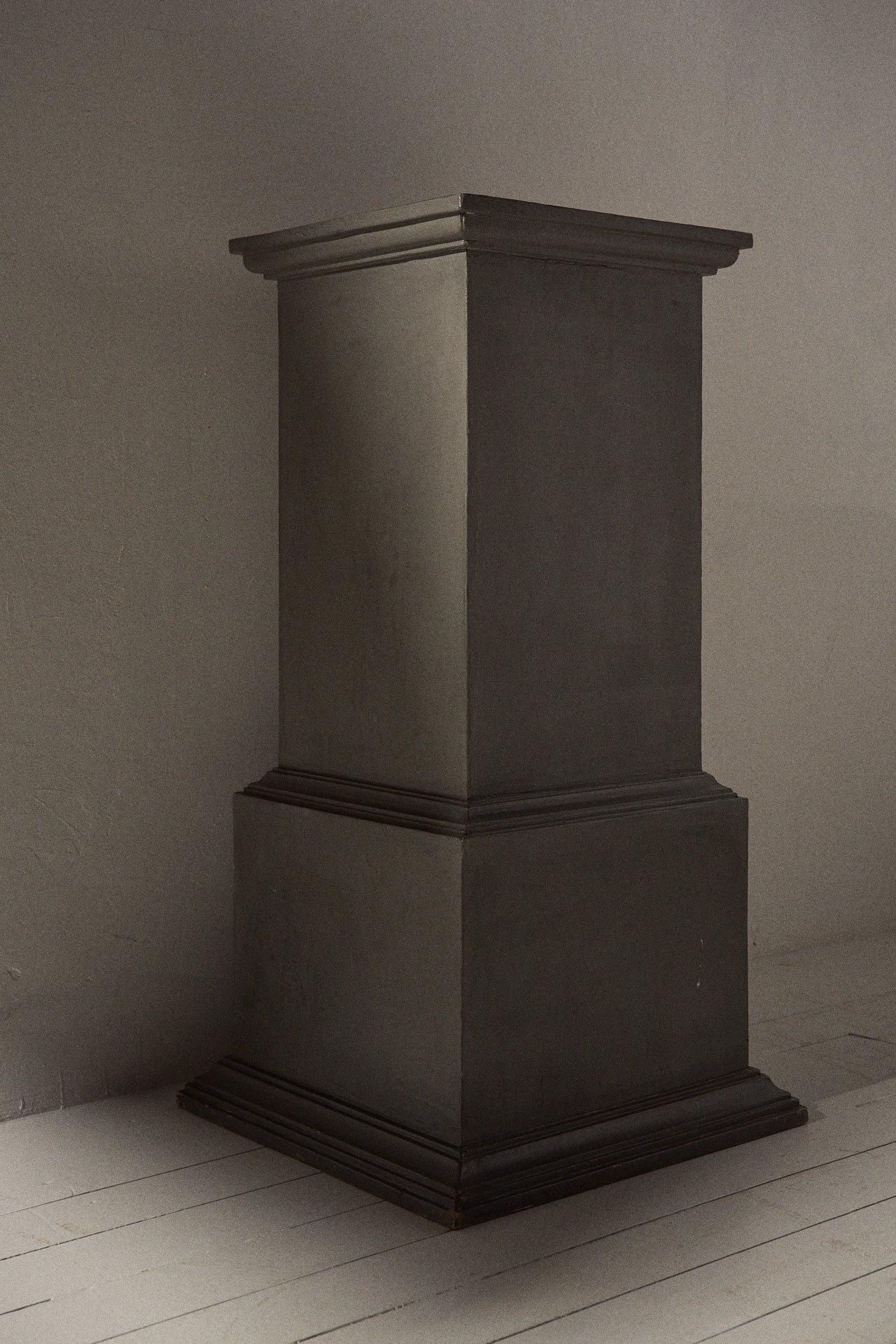 Peanas Francesas del Siglo XIX en Madera Maciza Verde - 3