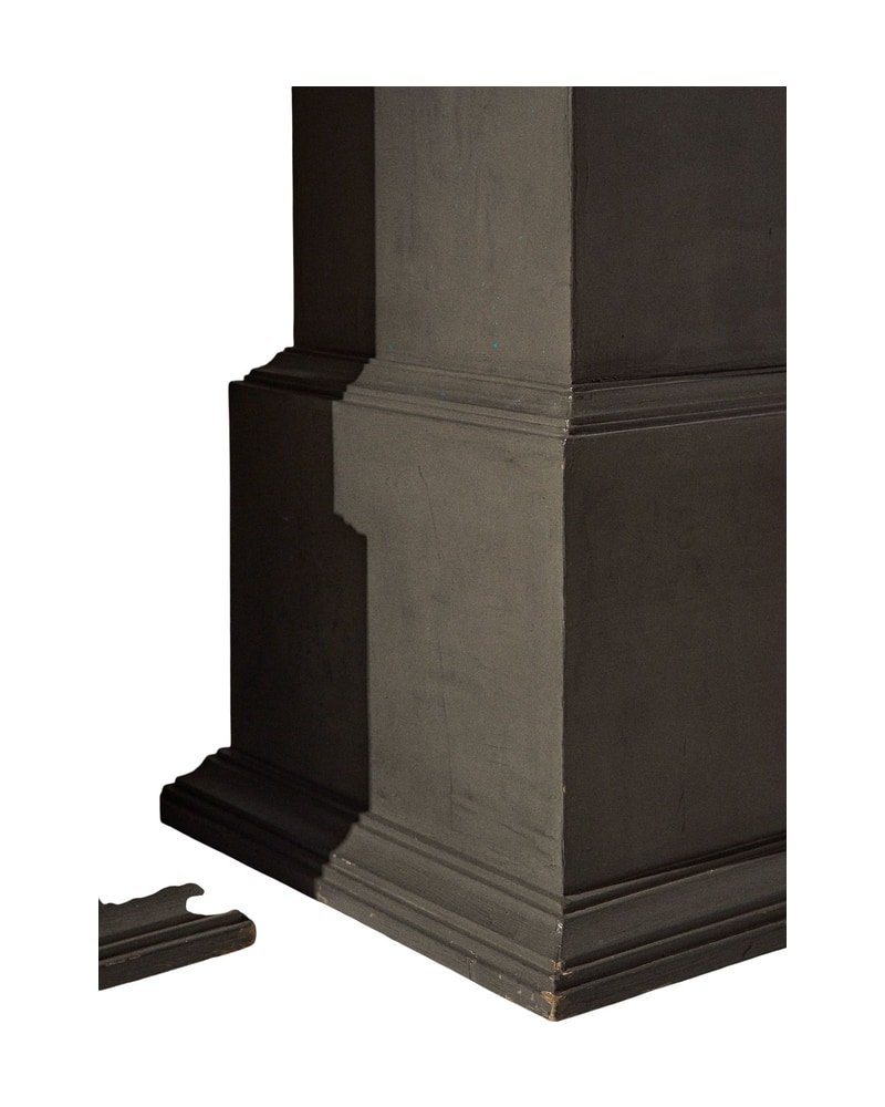 French Pedestals from the 19th Century in Solid Green Wood - 4/5