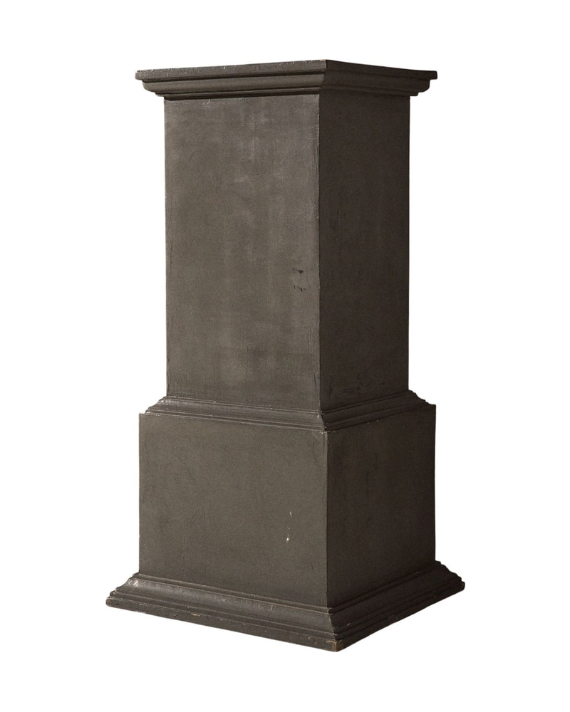 French Pedestals from the 19th Century in Solid Green Wood - 5/5