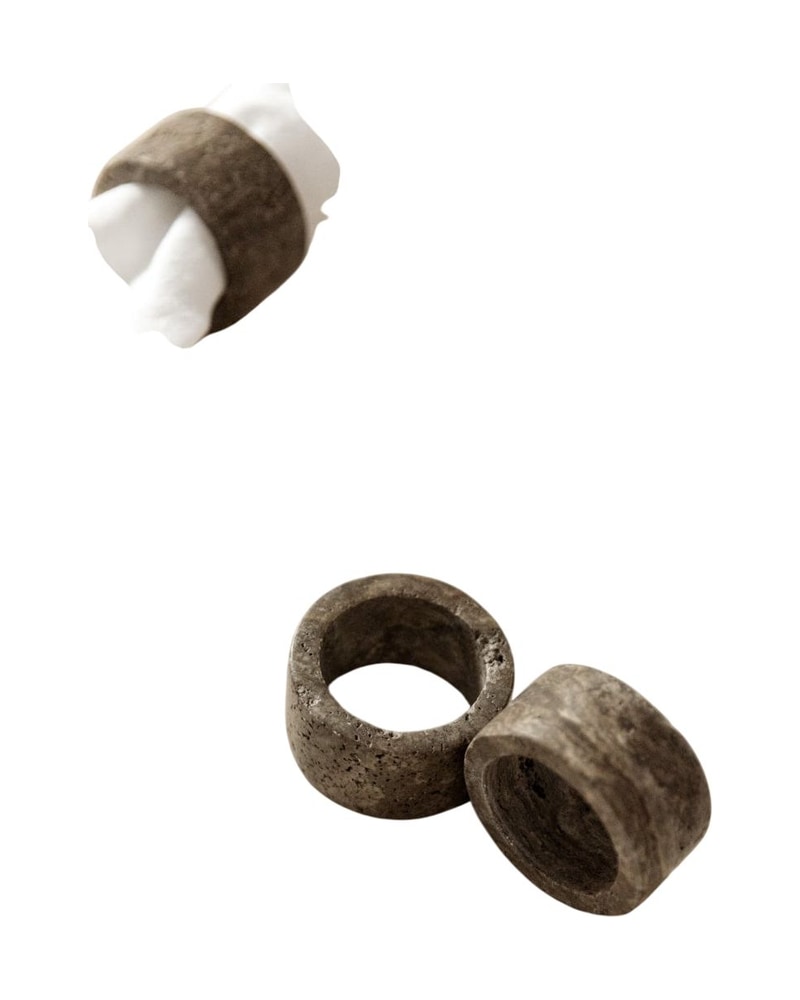 Gray Marble Napkin Holder - 2/4