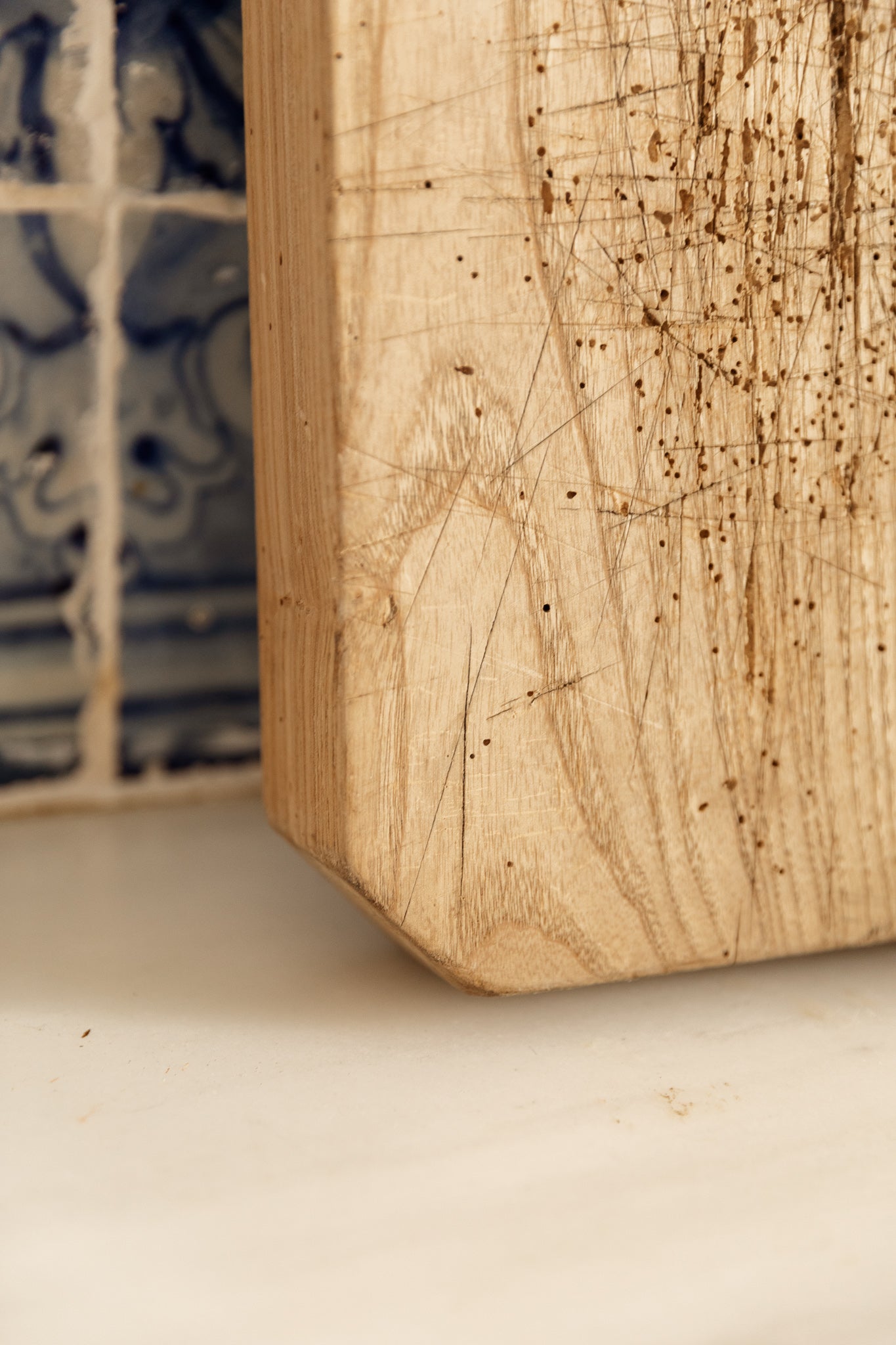 Tabla de Madera Maciza del Siglo XX con Mango - 3