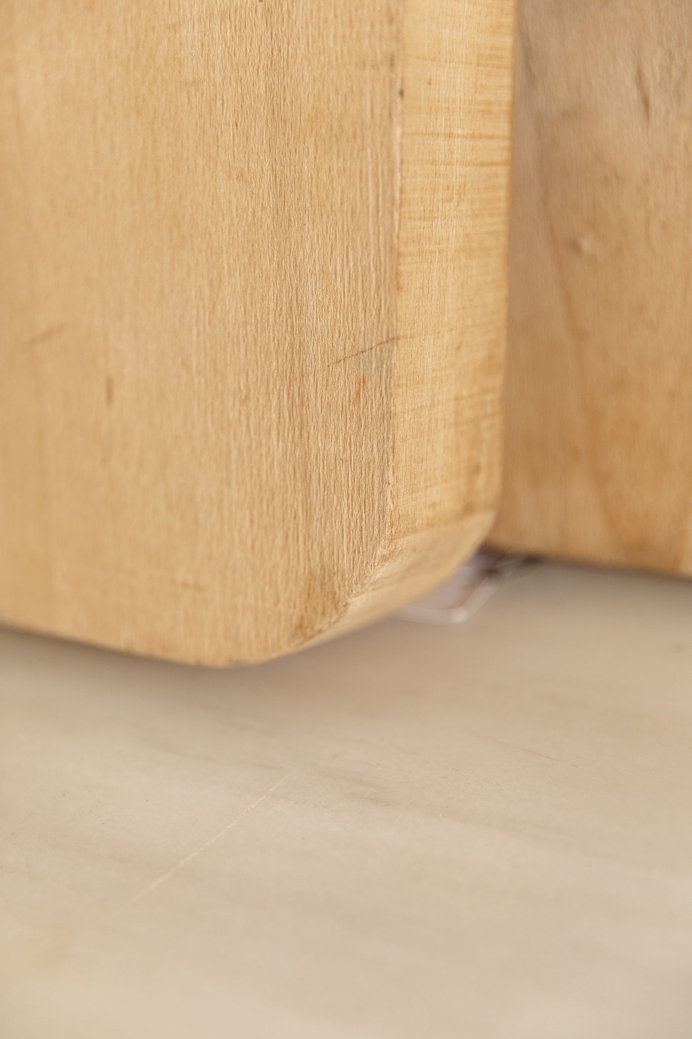 Tabla de Madera Maciza del Siglo XX con Mango - 3