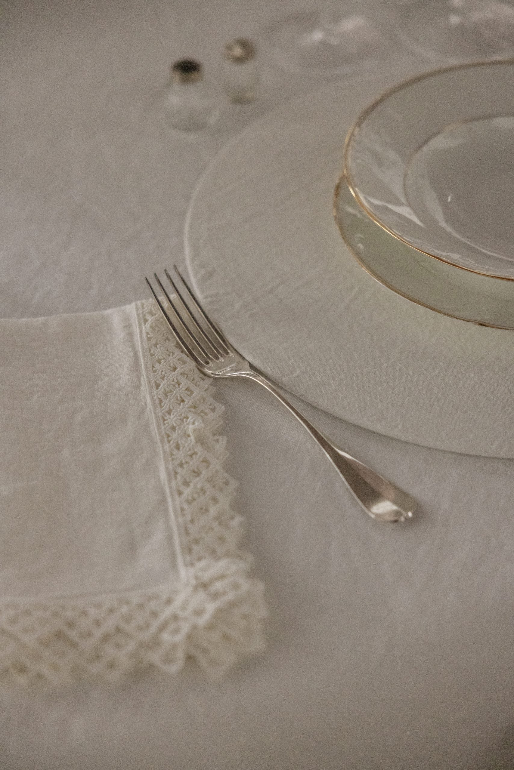 TENEDOR ANTIGUO METAL PLATEADO | SET DE 12