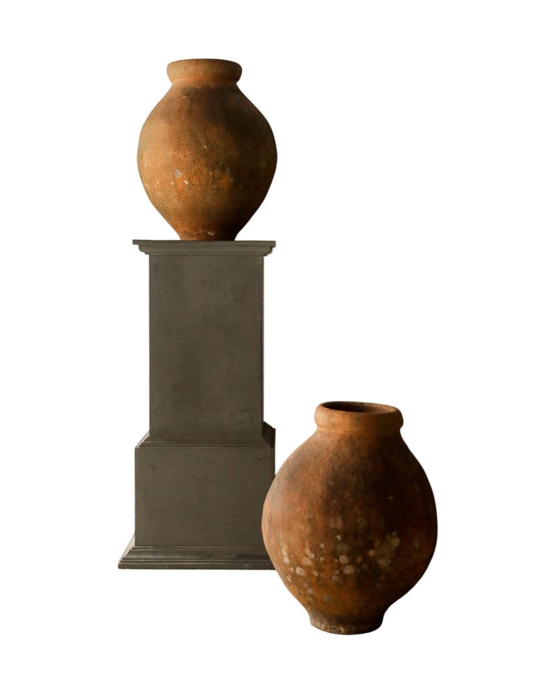 19th Century Clay Jar with Handmade Marks - 3/9