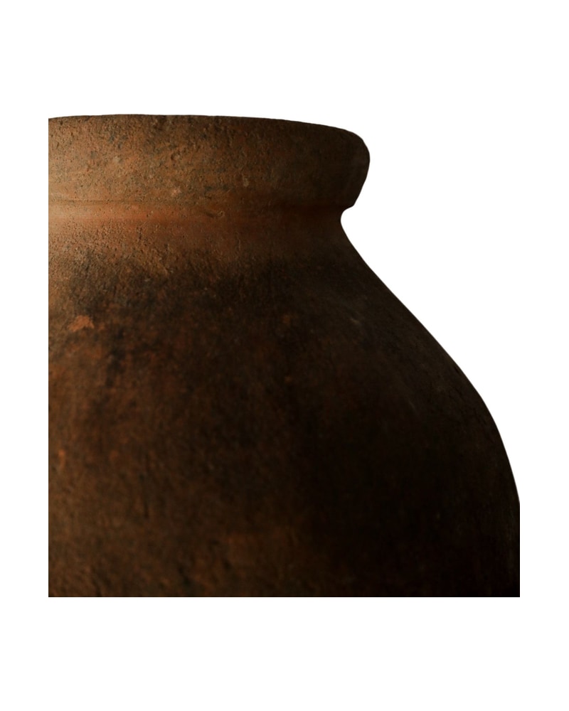 19th Century Clay Jar with Handmade Marks - 5/9