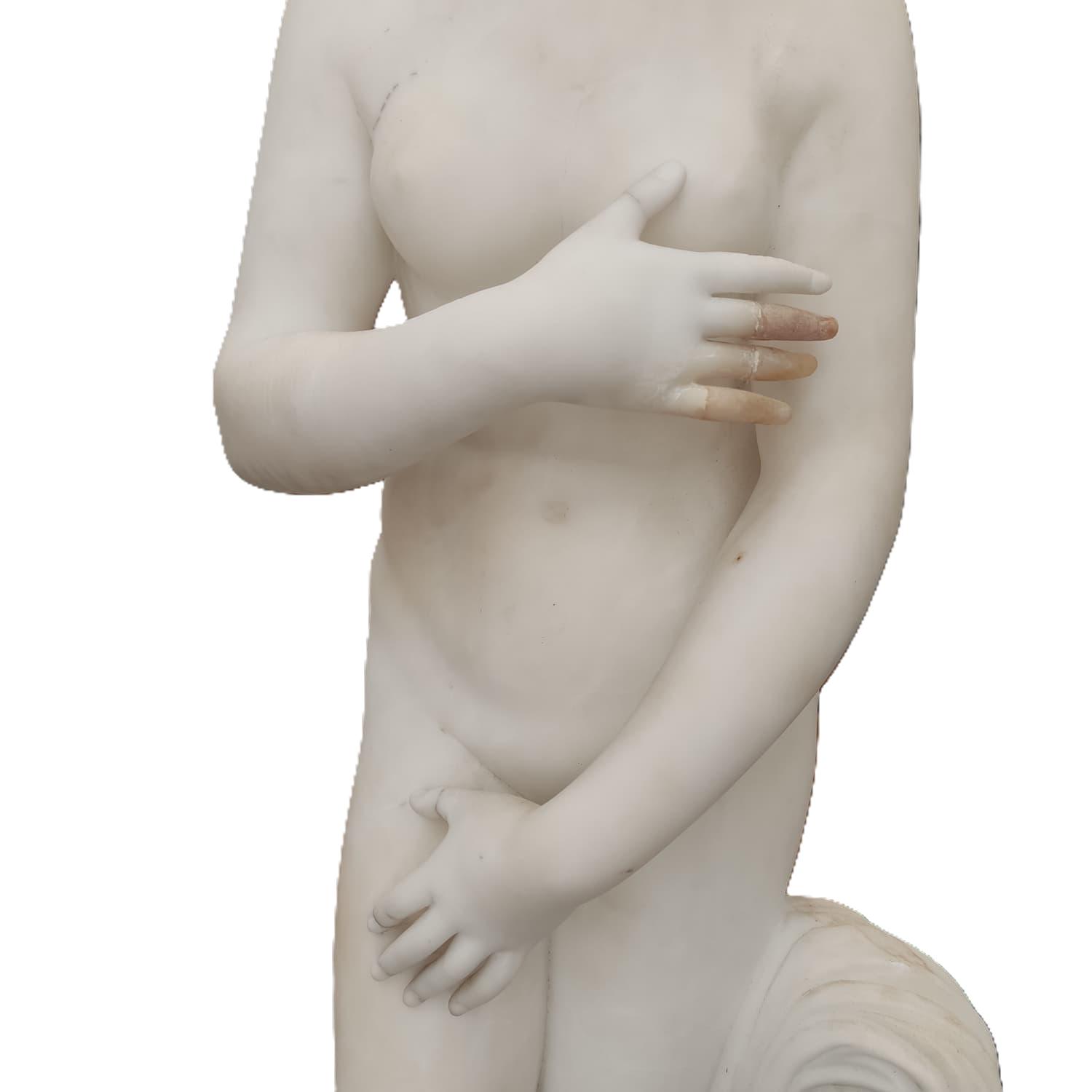 Escultura Venus de Medici del Siglo XIX en Mármol - Photo 4 of 6
